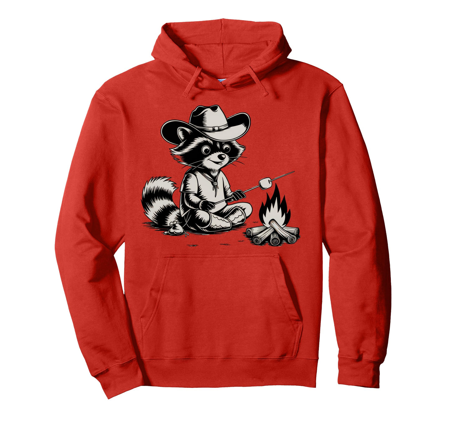 Raccoon 90S Country Music Western Hoodie - Fun Novelty Design Men Women - T-Shirt, Sweatshirt, Hoodie