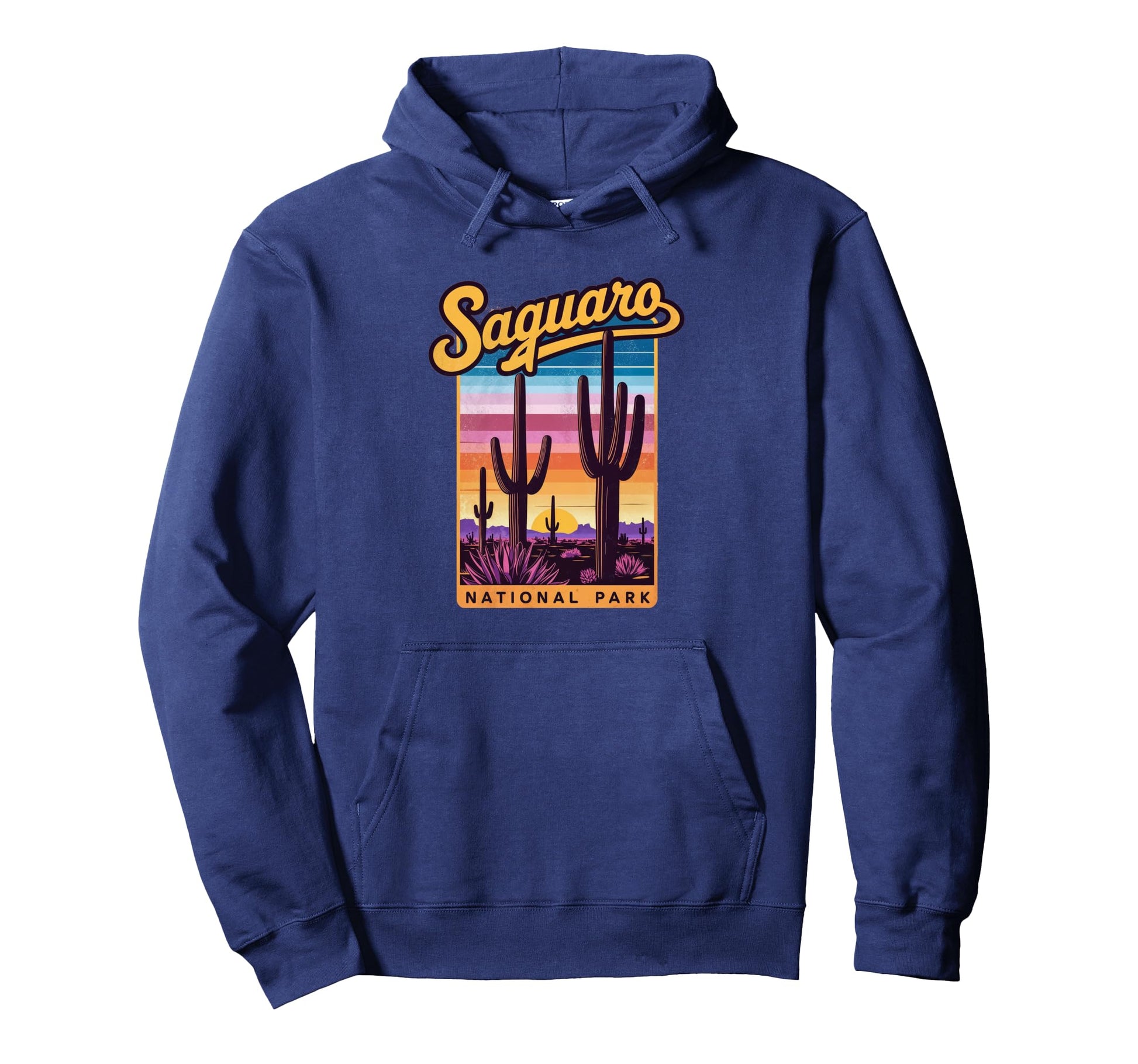 Saguaro National Park Sunset Landscape Hoodie - Unique Graphic for Adults - T-Shirt, Sweatshirt, Hoodie