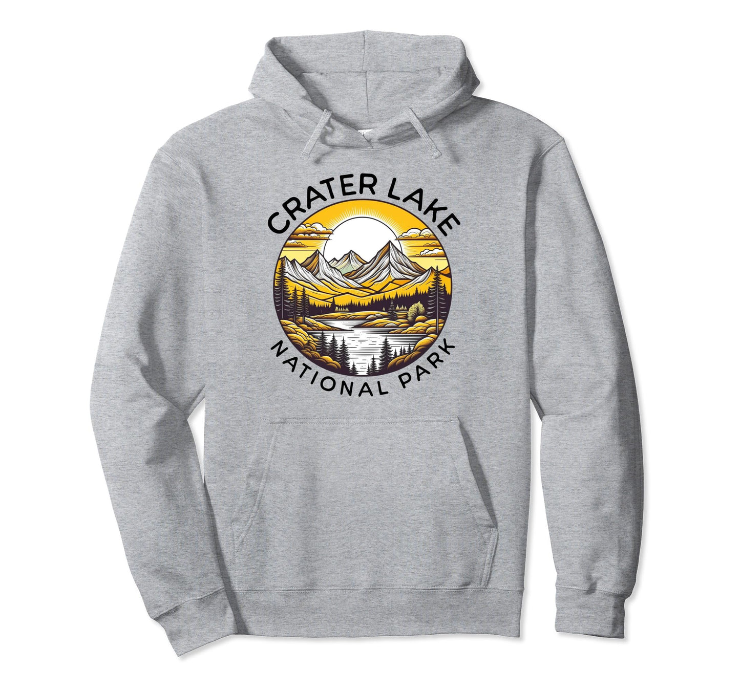 Crater Lake National Park Oregon Usa Hoodie - Fun Novelty Design Men Women - T-Shirt, Sweatshirt, Hoodie