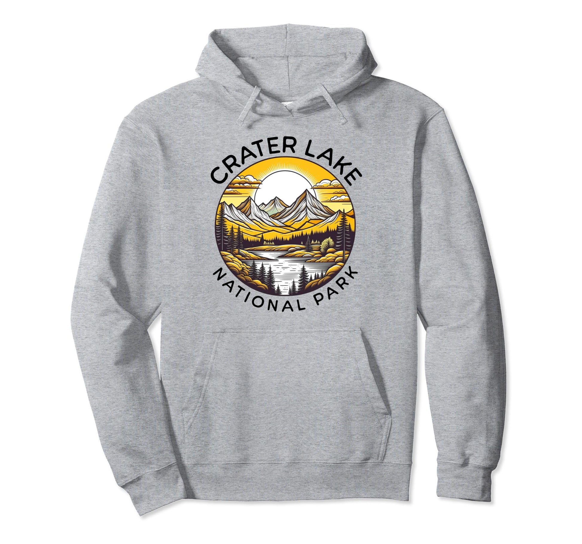 Crater Lake National Park Oregon Usa Hoodie - Fun Novelty Design Men Women - T-Shirt, Sweatshirt, Hoodie