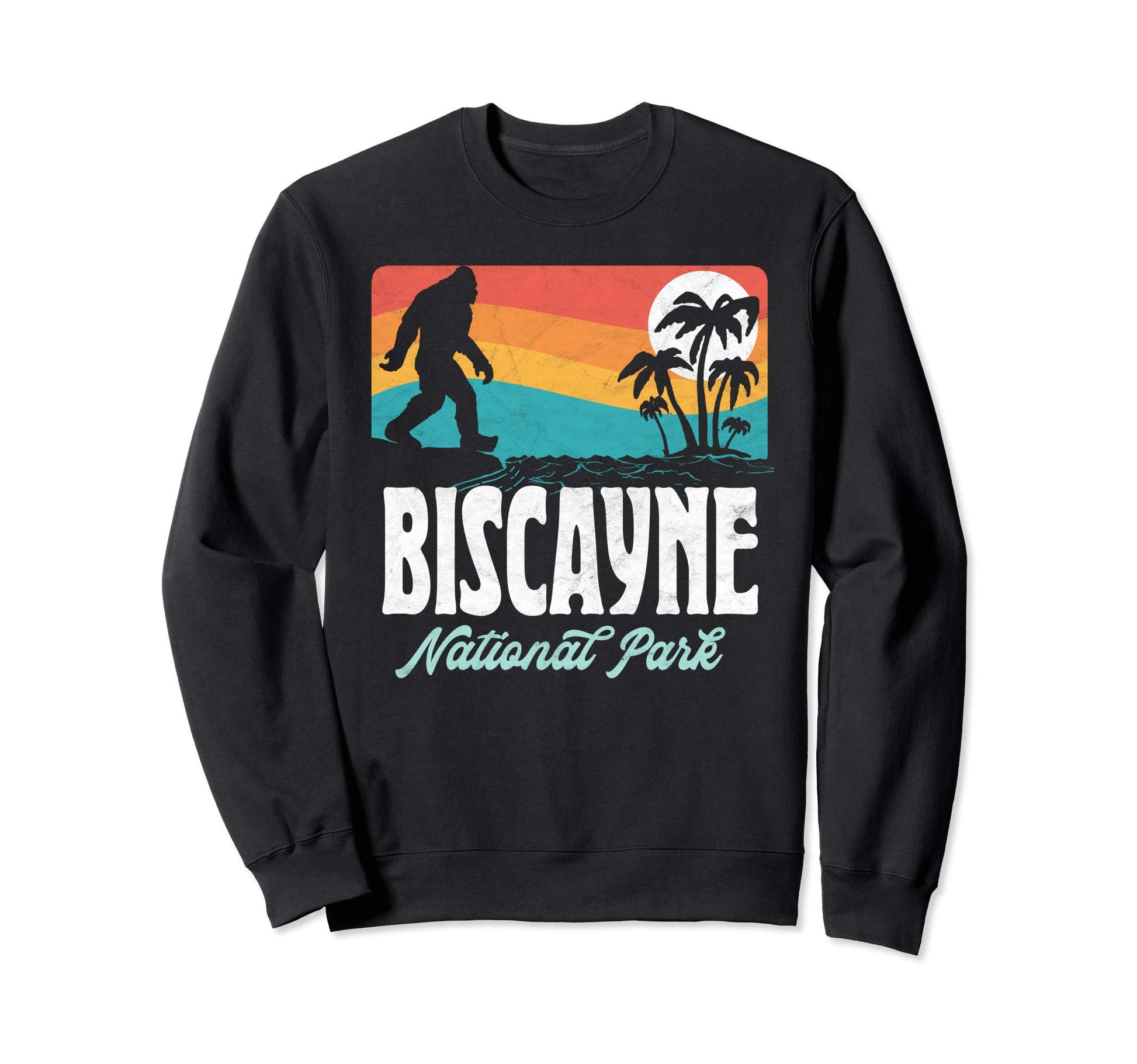 Biscayne National Park Bigfoot Sweatshirt - Unique Graphic Unisex - T-Shirt, Sweatshirt, Hoodie