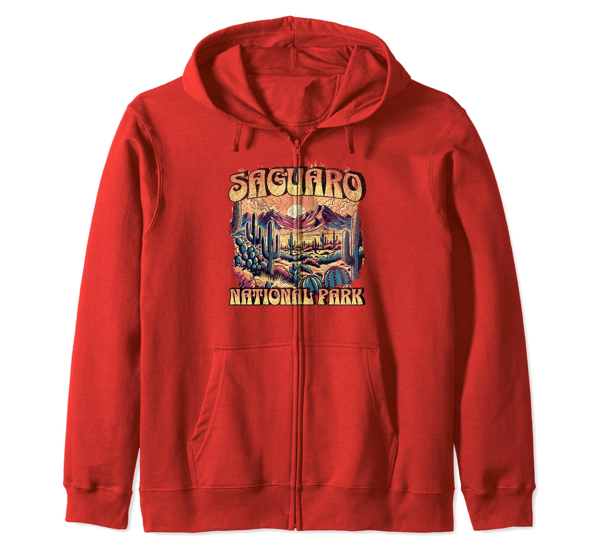 Saguaro National Park Arizona Usa Hoodie - Casual Everyday Wear Men Women - T-Shirt, Sweatshirt, Hoodie