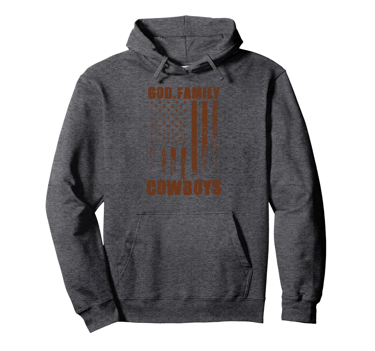 Abilene Cowboys God Family Usa Flag Hoodie - Minimalist Print Men Women - T-Shirt, Sweatshirt, Hoodie