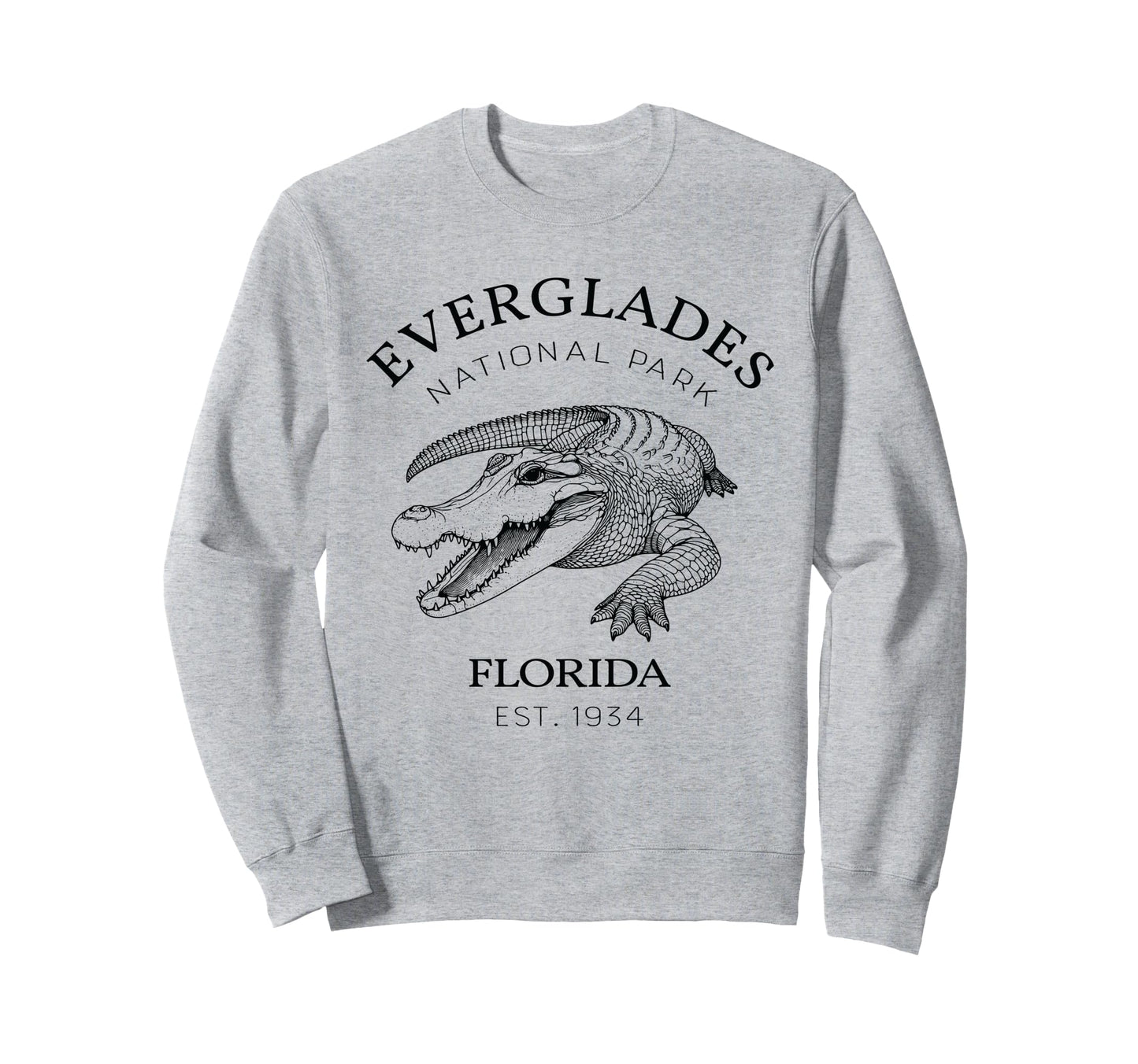 Everglades National Park Alligators Sweatshirt - Custom Art Print Unisex - T-Shirt, Sweatshirt, Hoodie