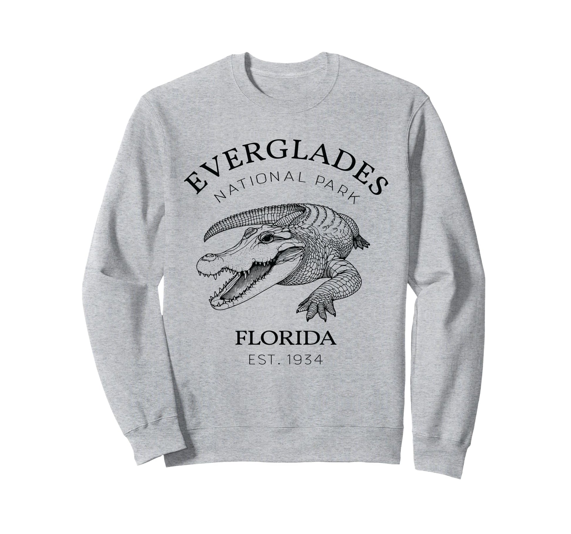 Everglades National Park Alligators Sweatshirt - Custom Art Print Unisex - T-Shirt, Sweatshirt, Hoodie