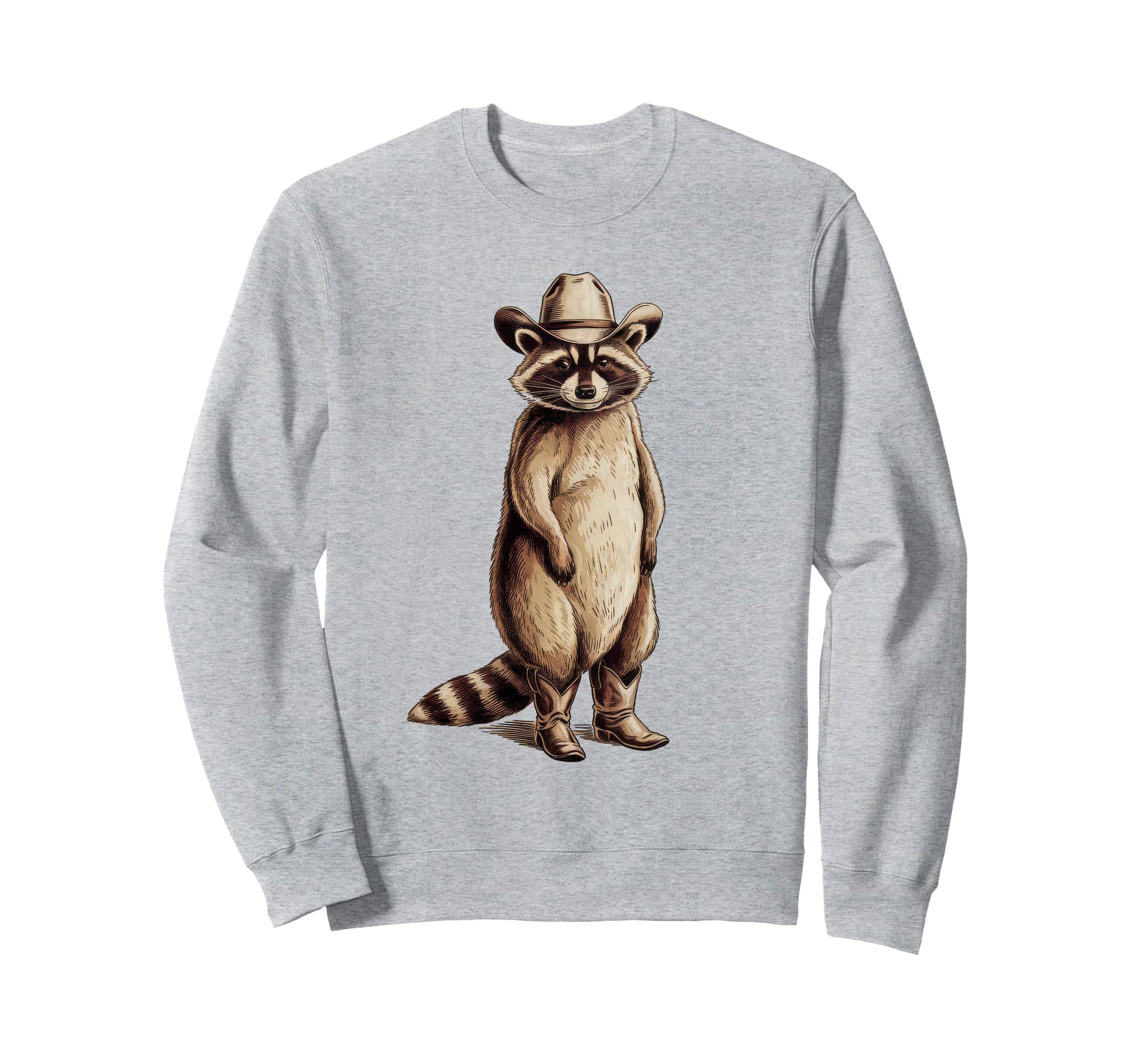 Raccoon 90S Country Music Western Sweatshirt - Streetwear Style Unisex - T-Shirt, Sweatshirt, Hoodie