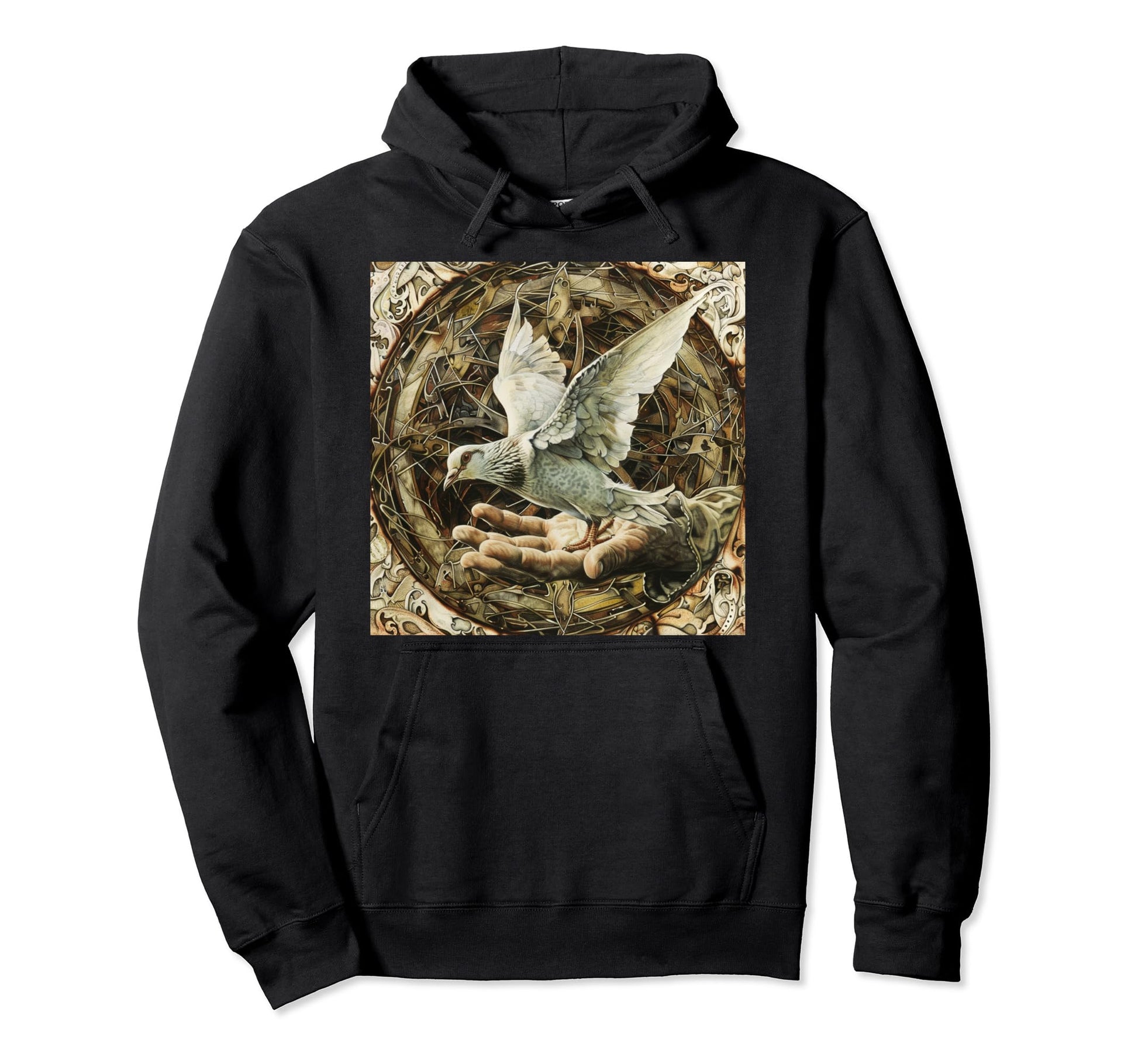 Peace Dove Peace Symbol Love Dove Hoodie - Minimalist Print Men Women - T-Shirt, Sweatshirt, Hoodie