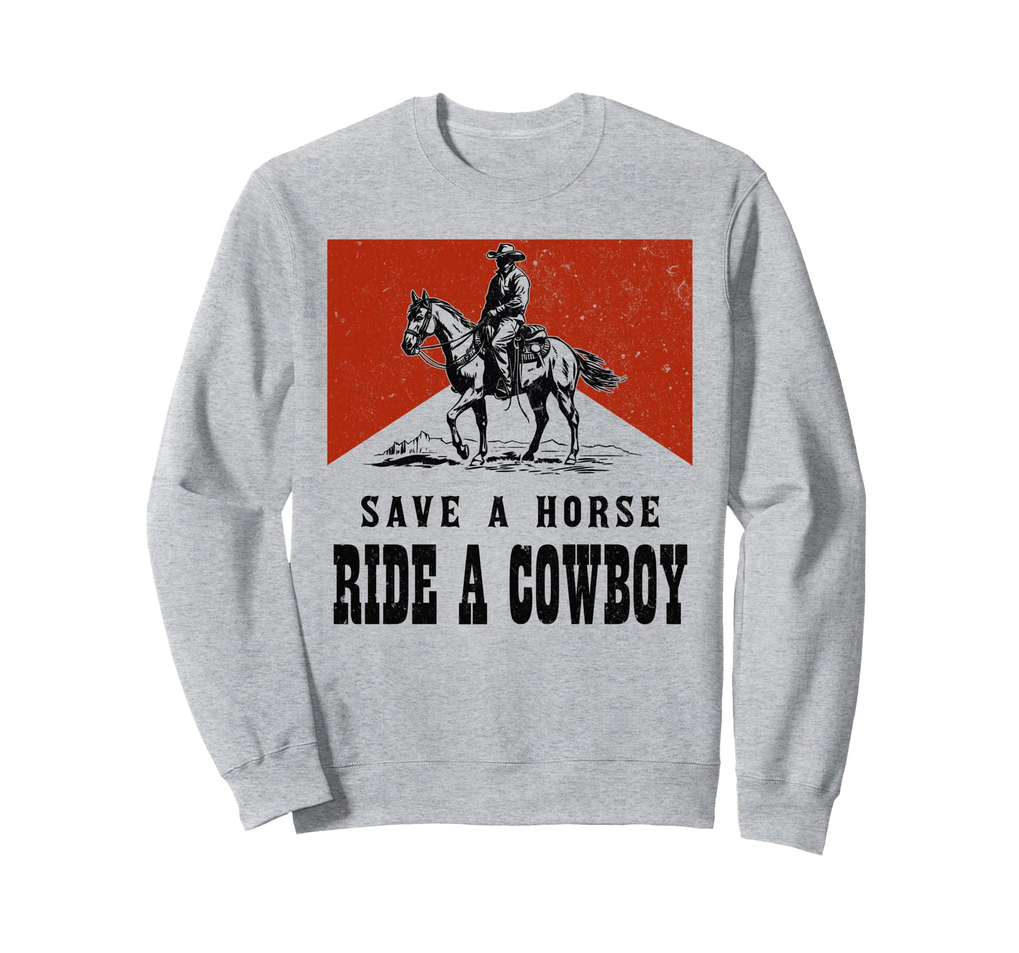 Western Country Save Horse Sweatshirt - Casual Everyday Wear for Adults - T-Shirt, Sweatshirt, Hoodie