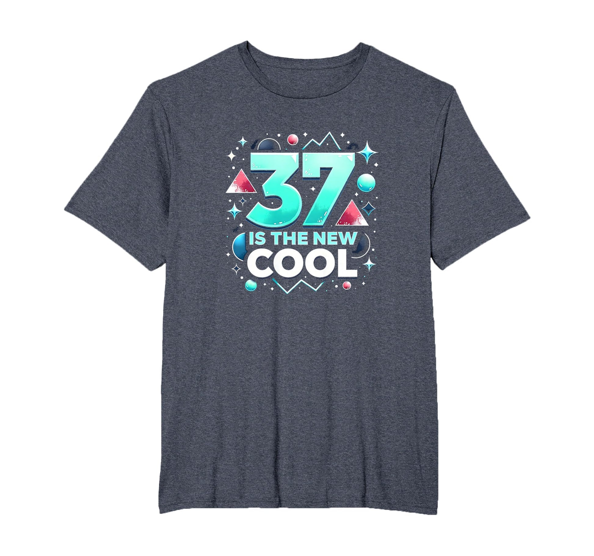 Birthday Gift 37 Is New Typography T-Shirt - Minimalist Print for Adults - T-Shirt, Sweatshirt, Hoodie