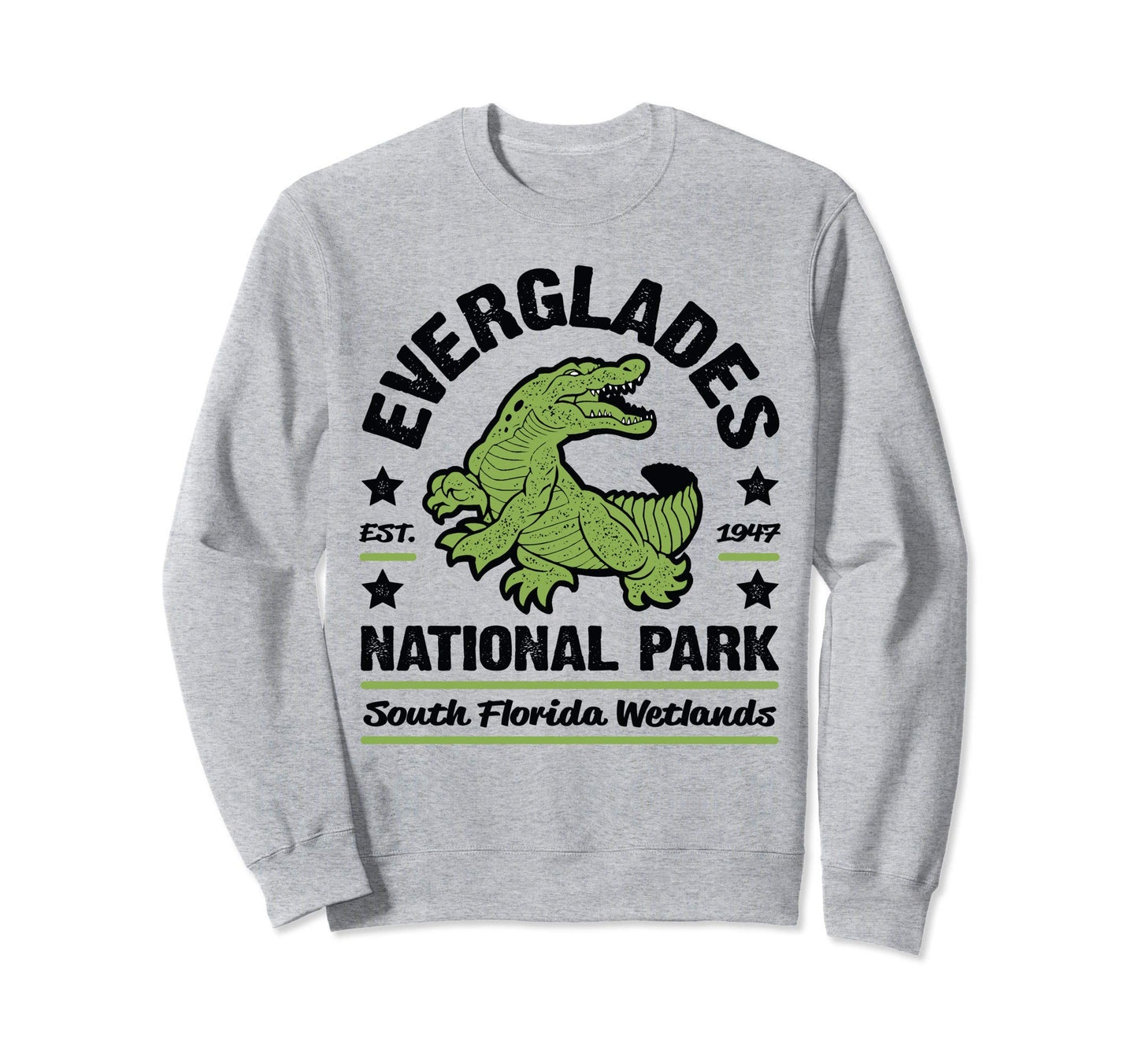 Everglades National Park Alligator Sweatshirt - Unique Graphic Men Women - T-Shirt, Sweatshirt, Hoodie