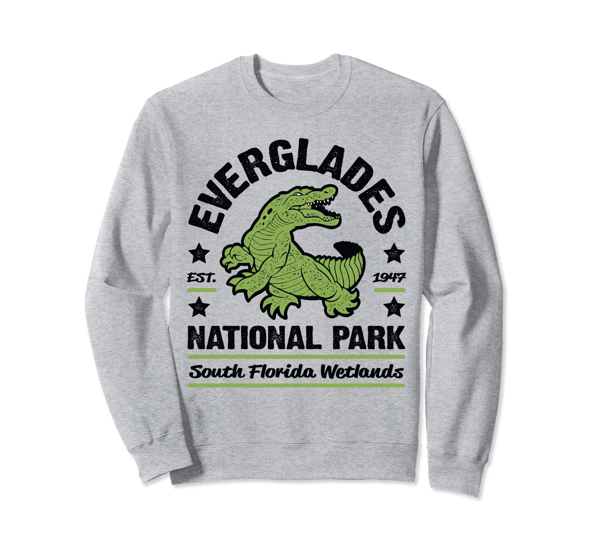 Everglades National Park Alligator Sweatshirt - Unique Graphic Men Women - T-Shirt, Sweatshirt, Hoodie