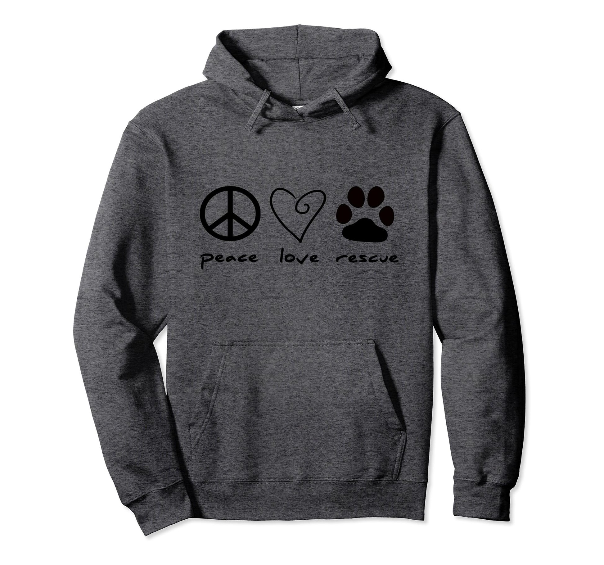 Peace Love Rescue Sweatshirt - Unique Graphic Men Women - T-Shirt, Sweatshirt, Hoodie
