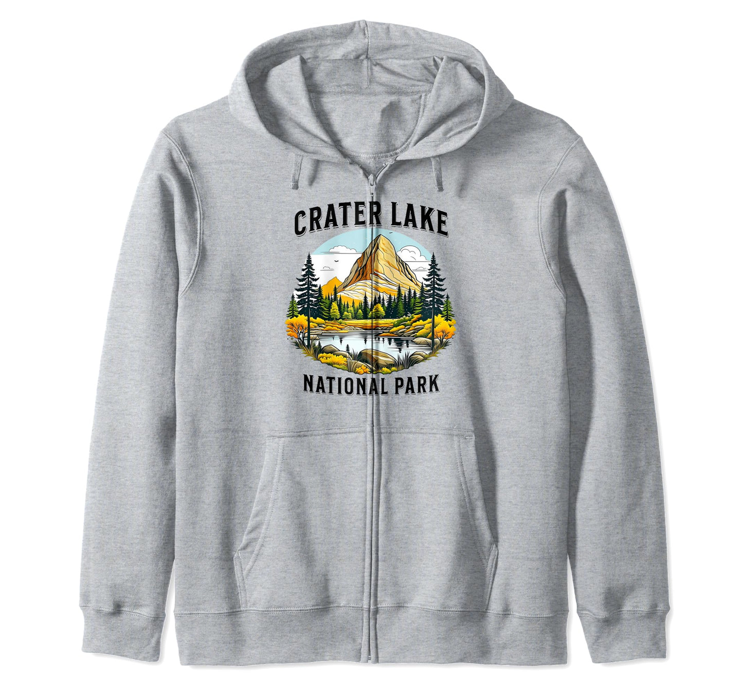 Crater Lake National Park Oregon Usa Sweatshirt - Unique Graphic Unisex - T-Shirt, Sweatshirt, Hoodie