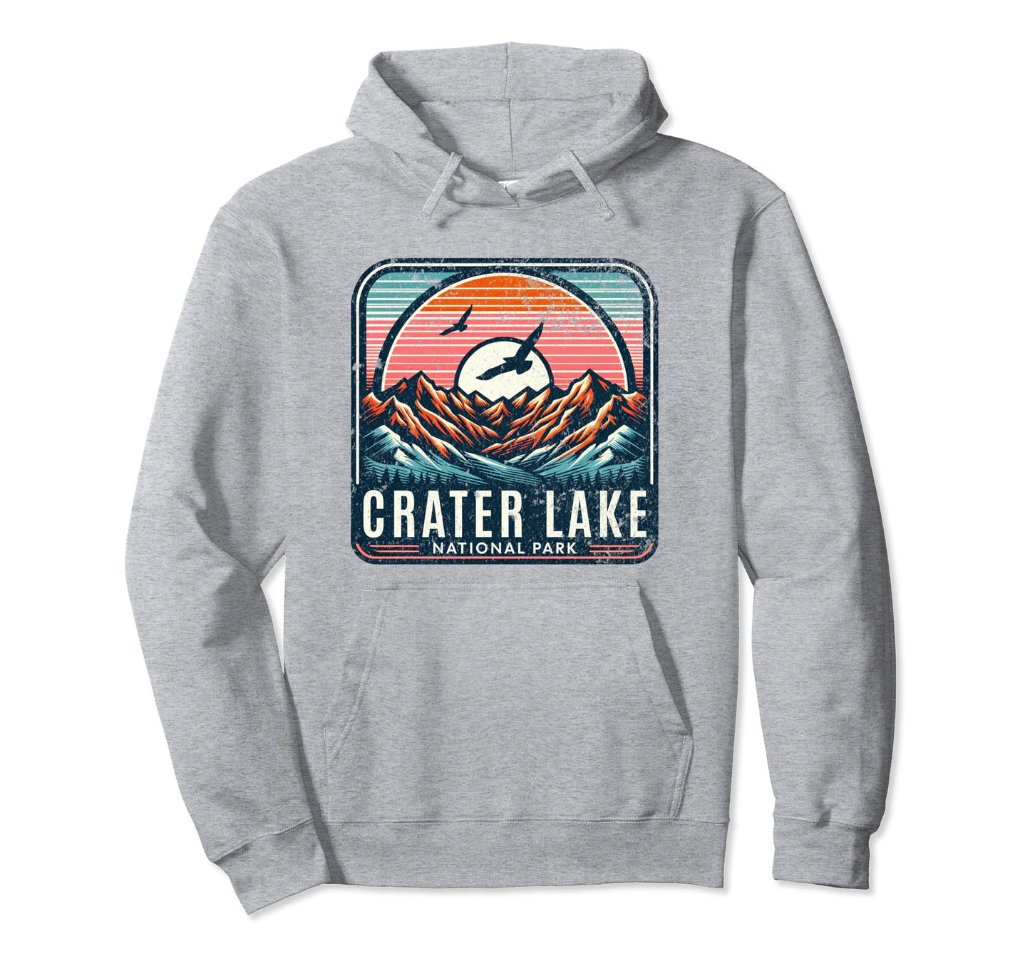Crater Lake National Park Oregon Usa Hoodie - Streetwear Style Unisex - T-Shirt, Sweatshirt, Hoodie