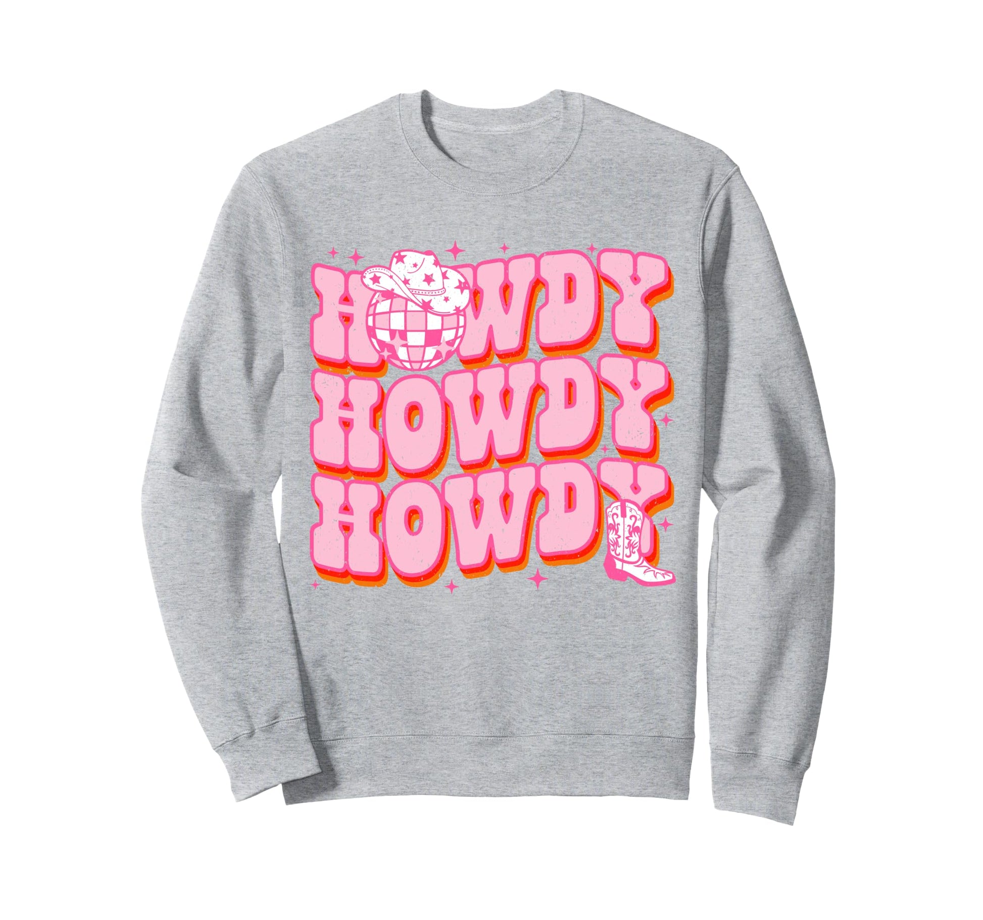 Rodeo White Howdy Western Cowboy Sweatshirt - Aesthetic Graphic Men Women - T-Shirt, Sweatshirt, Hoodie