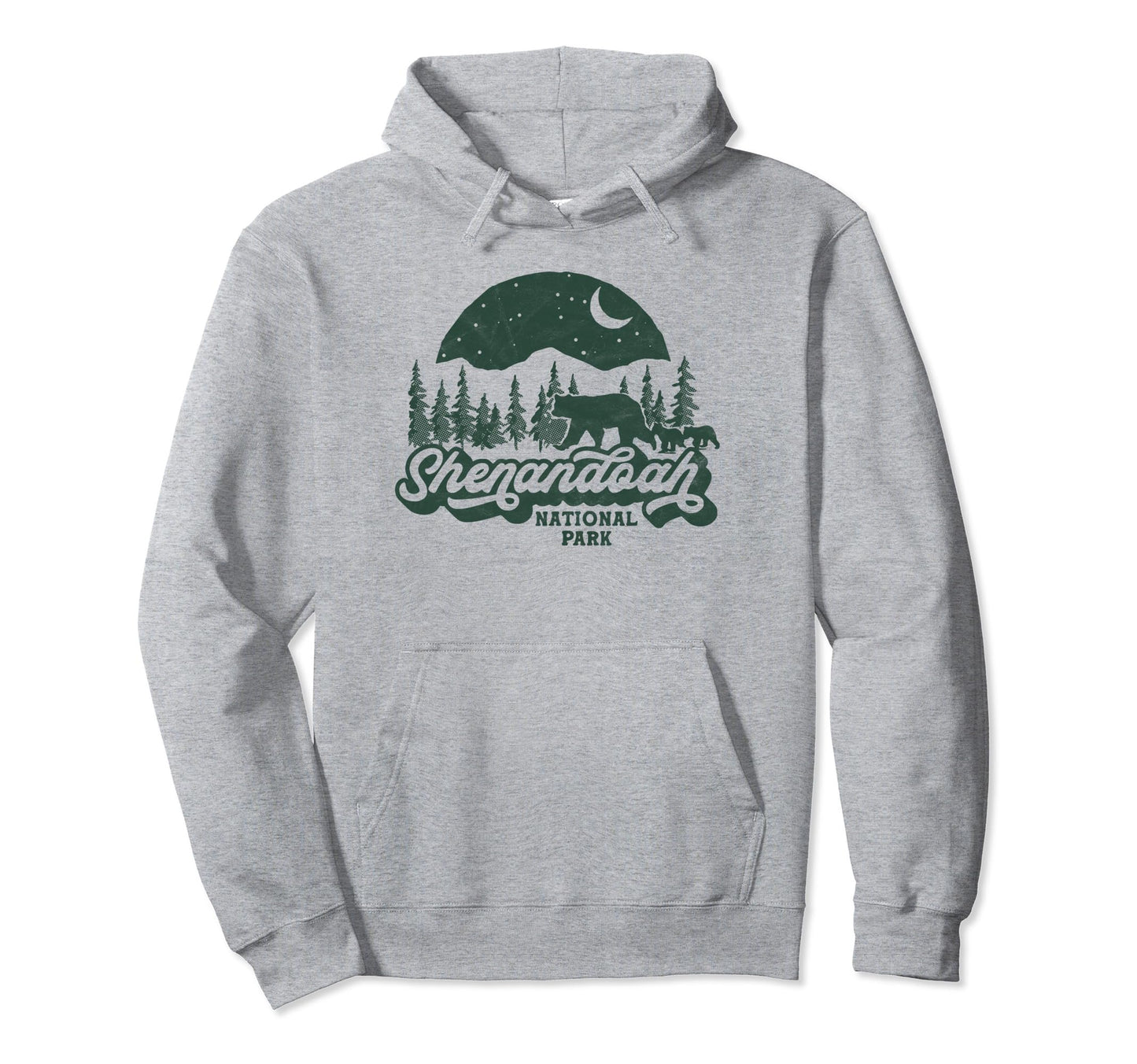 Shenandoah National Park Vitnage Distressed Hoodie - Trendy Graphic Unisex - T-Shirt, Sweatshirt, Hoodie