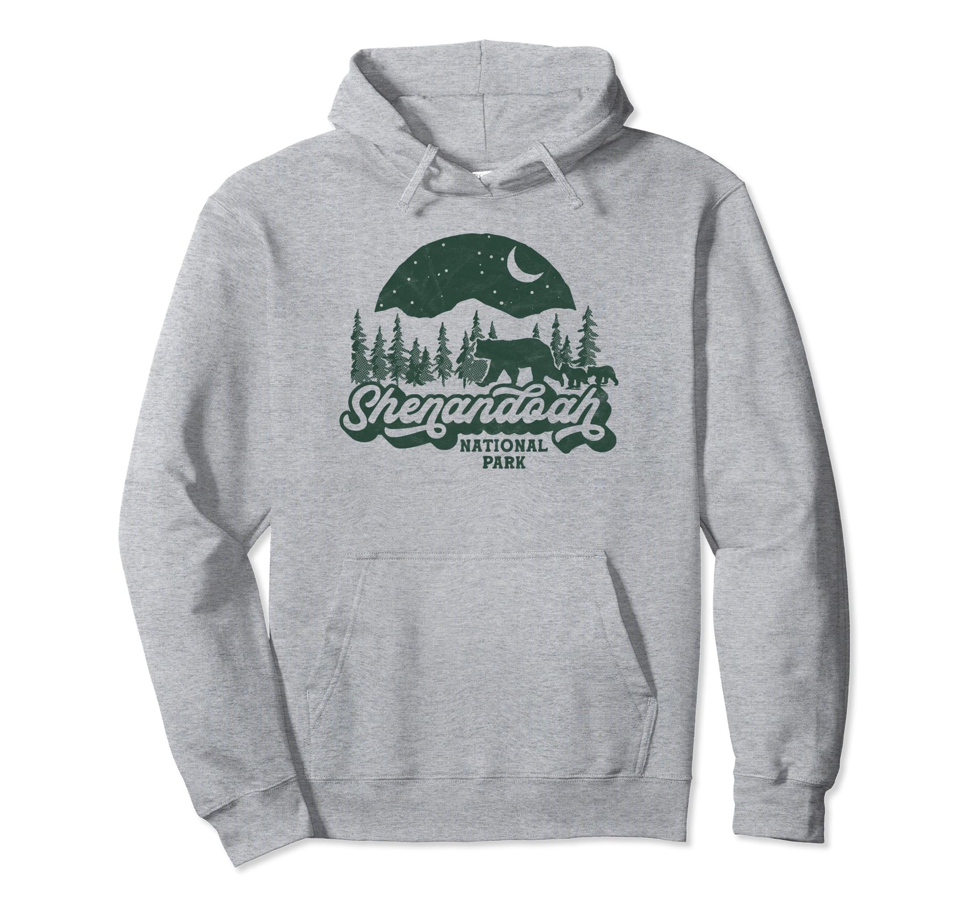 Shenandoah National Park Vitnage Distressed Hoodie - Trendy Graphic Unisex - T-Shirt, Sweatshirt, Hoodie