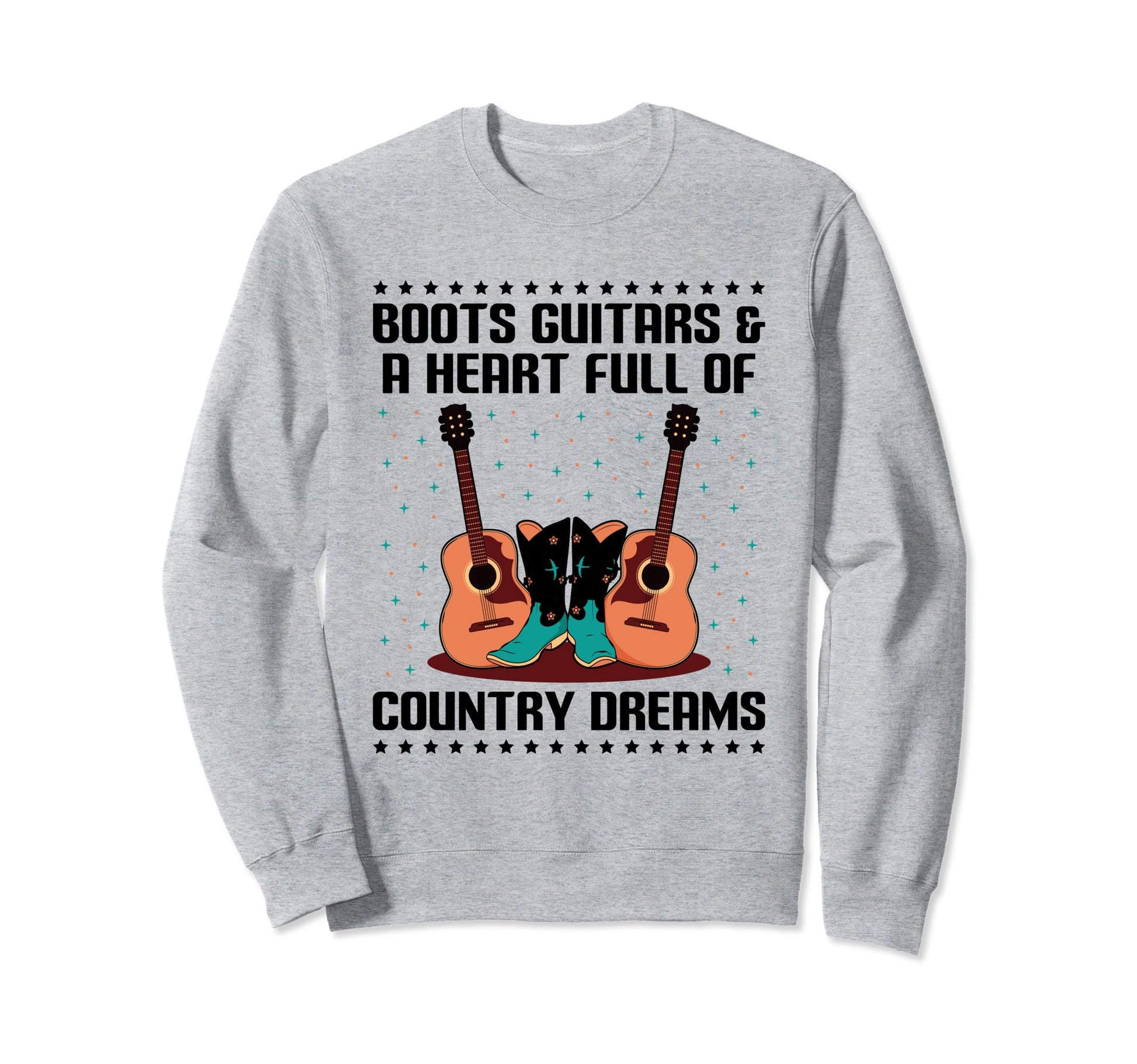 County Music Music Lover Western Sweatshirt - Casual Everyday Wear Unisex - T-Shirt, Sweatshirt, Hoodie