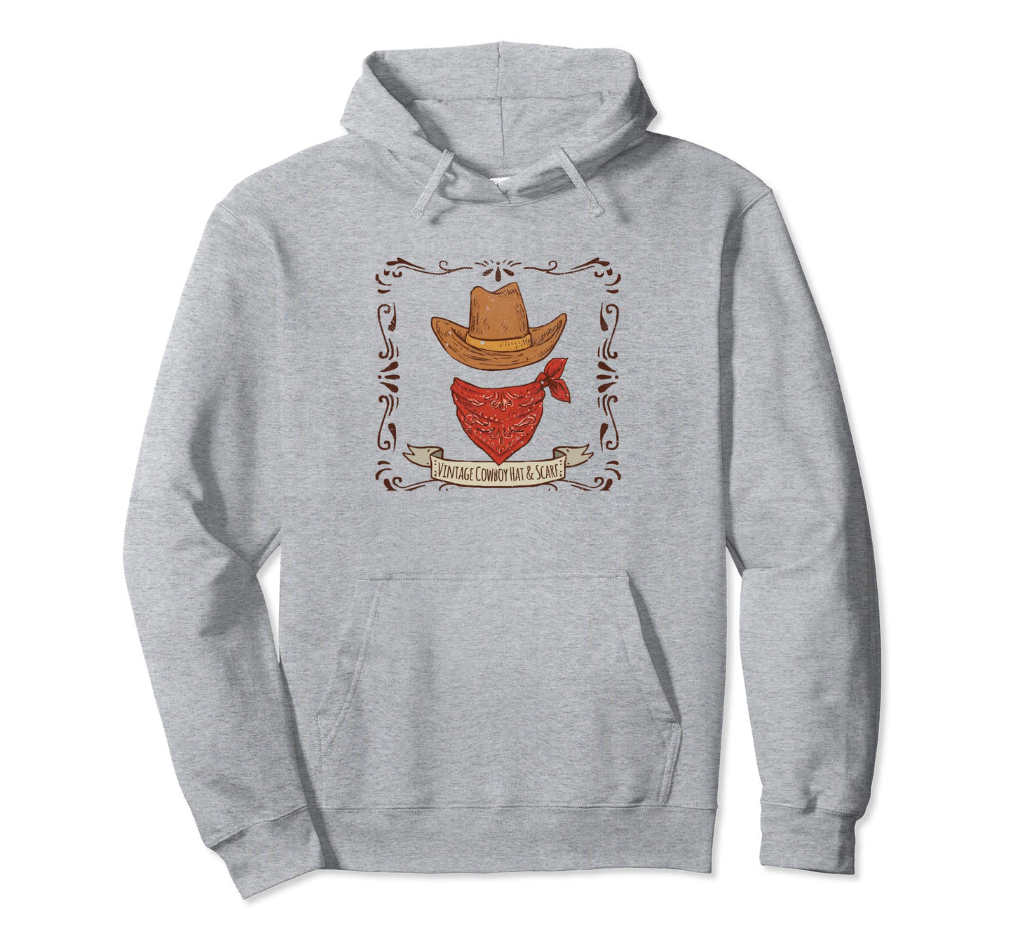 Cowboy Hat Scare Usa Hoodie - Aesthetic Graphic Unisex - T-Shirt, Sweatshirt, Hoodie