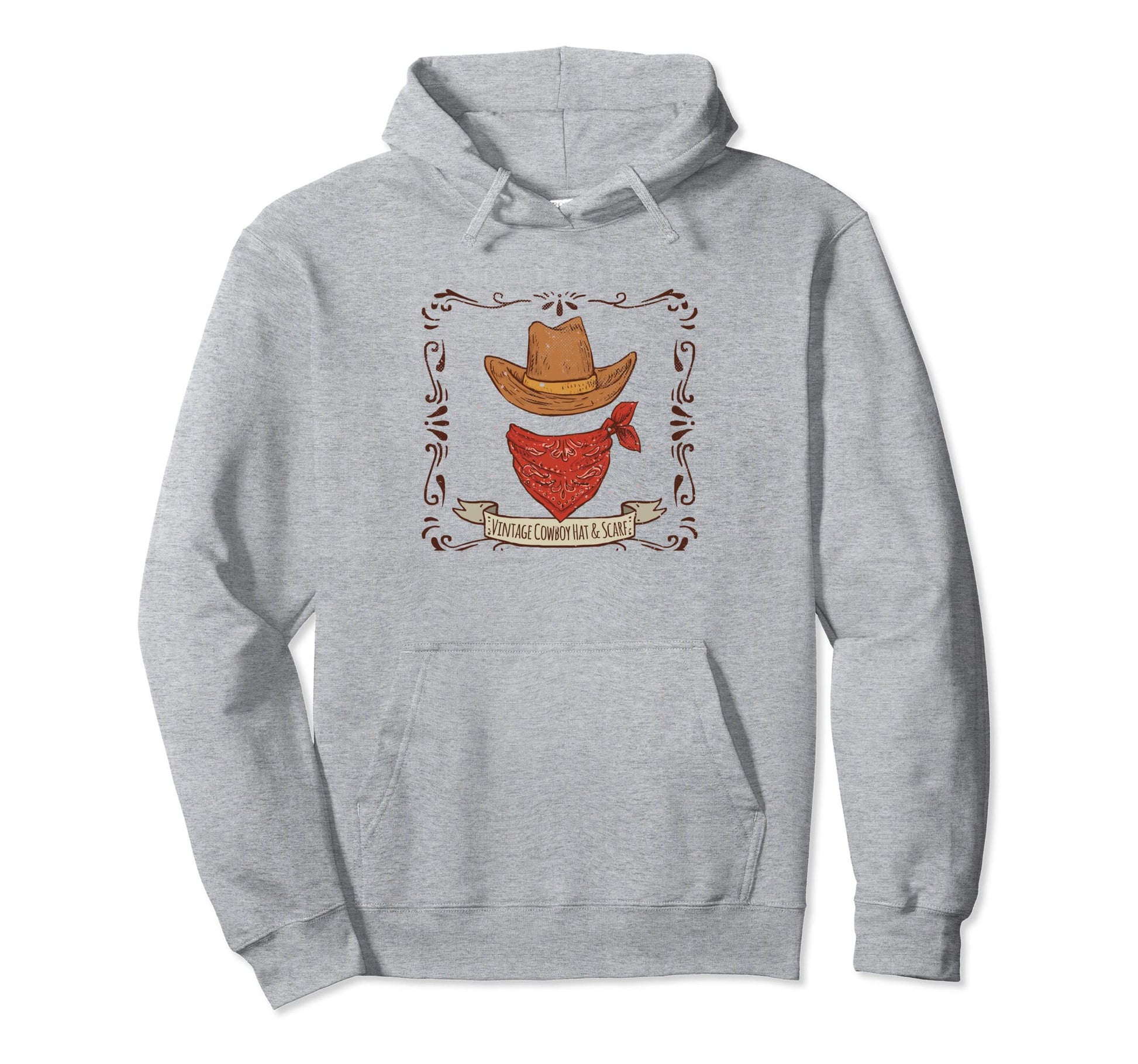 Cowboy Hat Scare Usa Hoodie - Aesthetic Graphic Unisex - T-Shirt, Sweatshirt, Hoodie