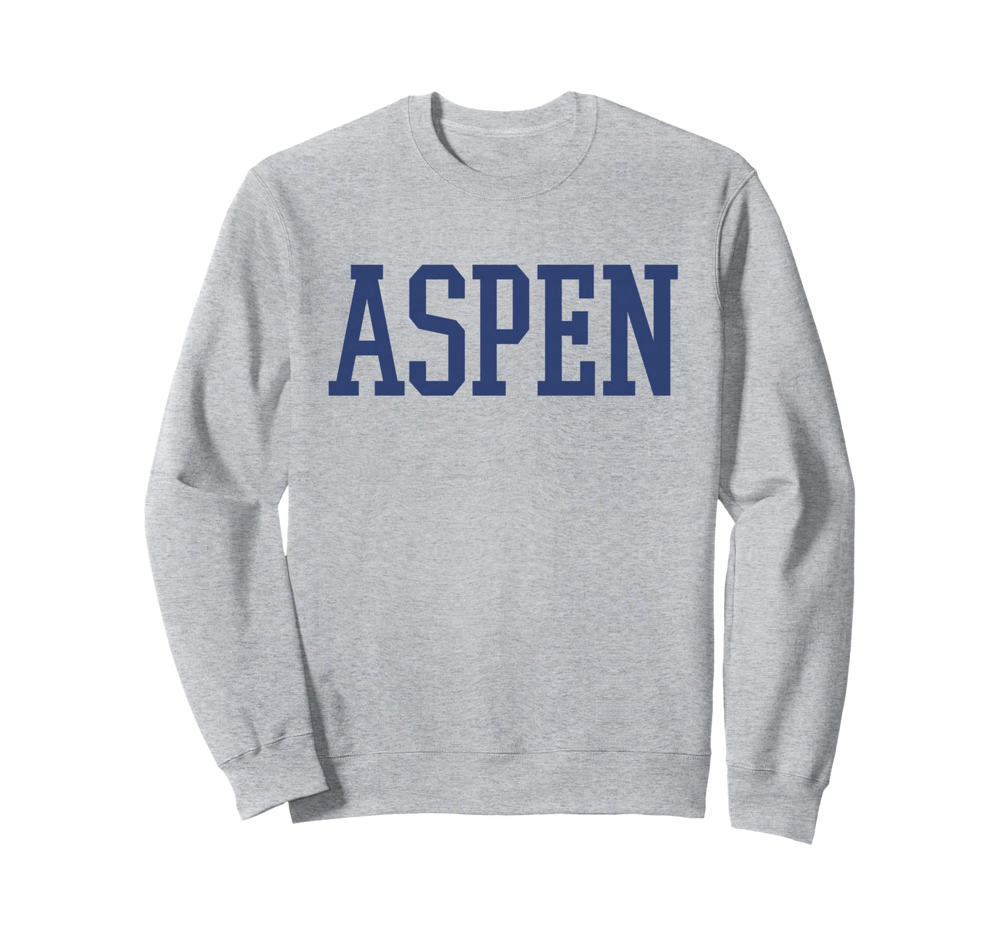 Aspen College Grey Sweatshirt - Minimalist Print Unisex - T-Shirt, Sweatshirt, Hoodie