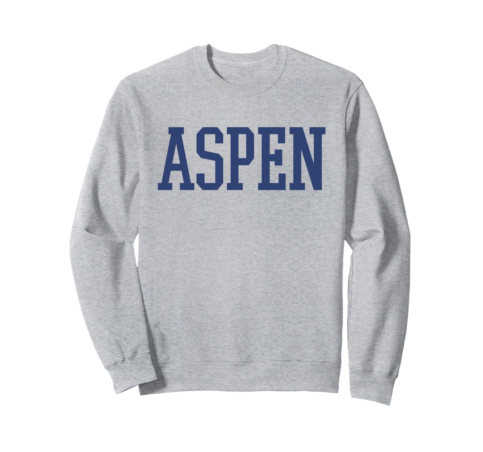 Aspen College Grey Sweatshirt - Minimalist Print Unisex - T-Shirt, Sweatshirt, Hoodie