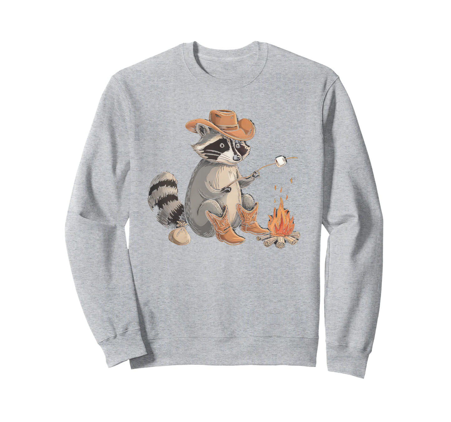 Raccoon 90S Country Music Sweatshirt - Aesthetic Graphic for Adults - T-Shirt, Sweatshirt, Hoodie