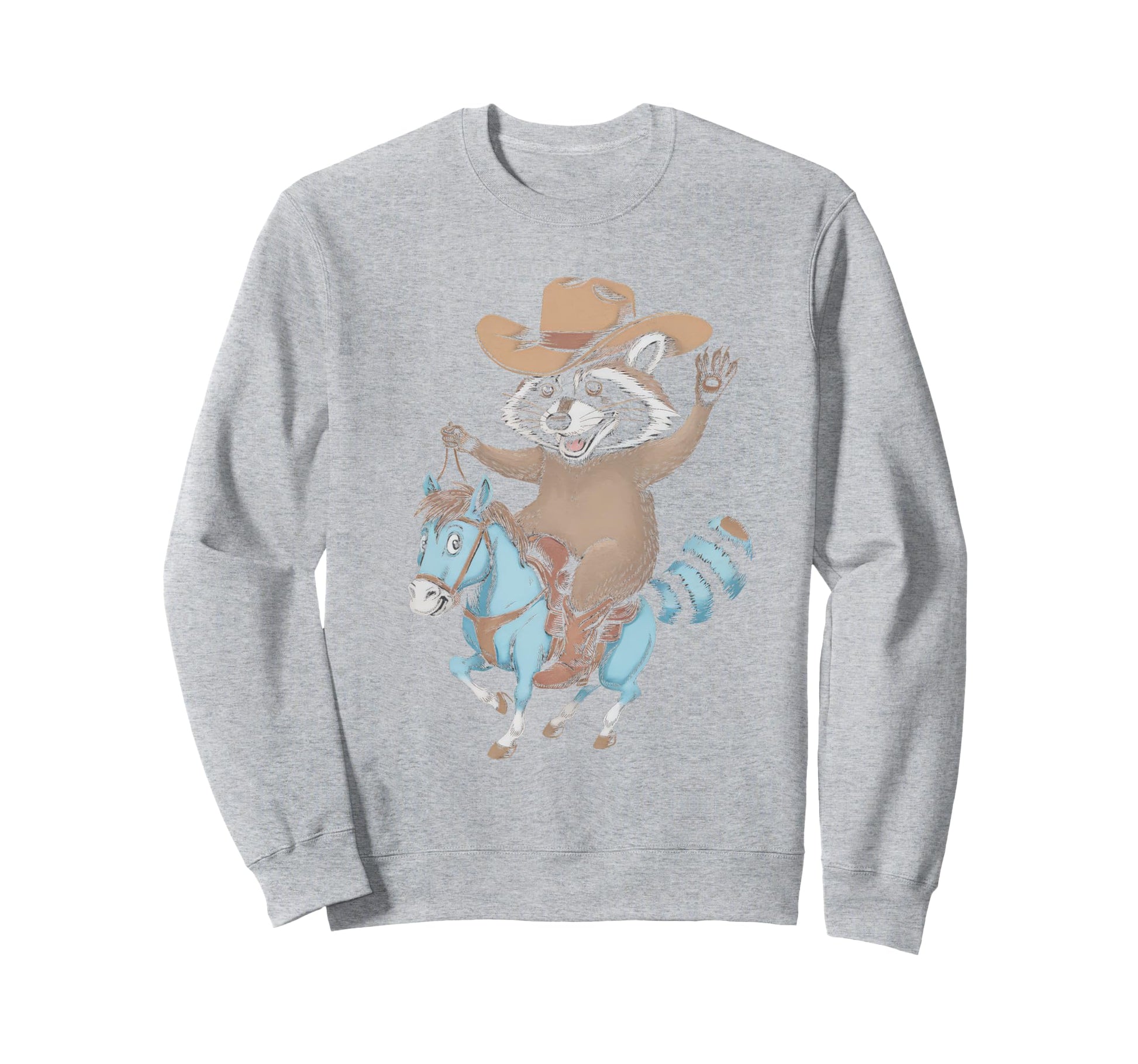 Raccoon 90S Country Music Western Sweatshirt - Trendy Graphic for Adults - T-Shirt, Sweatshirt, Hoodie