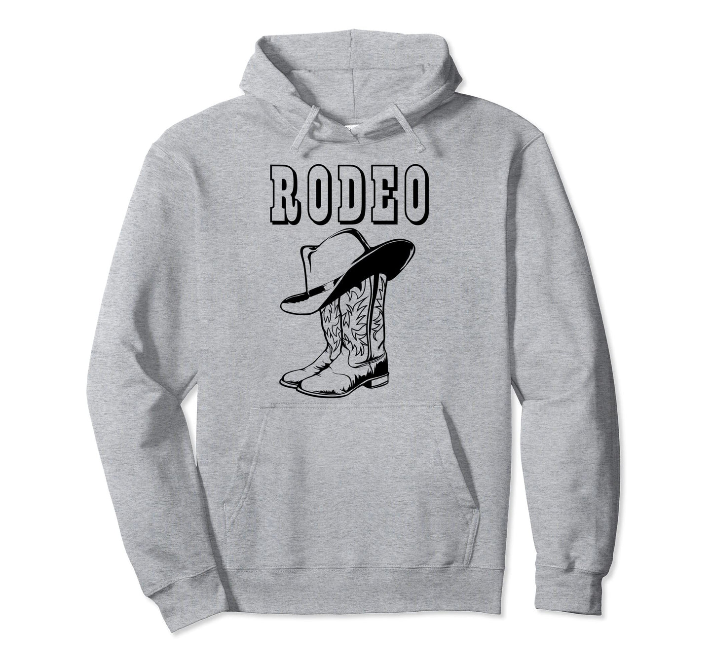Rodeo Cowboy Boots Hat Country Hoodie - Custom Art Print for Adults - T-Shirt, Sweatshirt, Hoodie