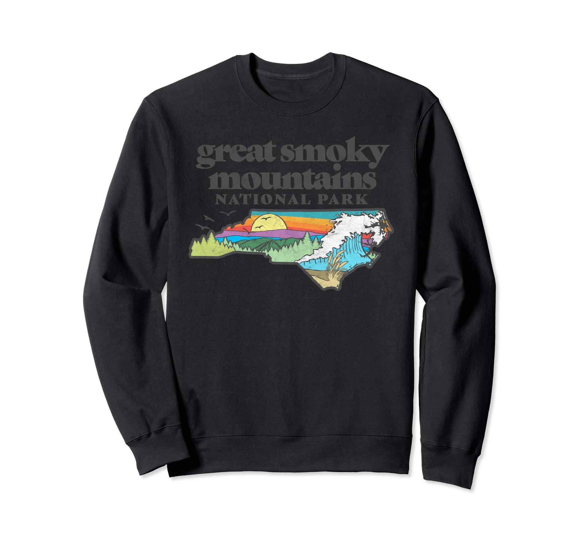 Great Smoky Mountains Park North Sweatshirt - Casual Everyday Wear Unisex - T-Shirt, Sweatshirt, Hoodie