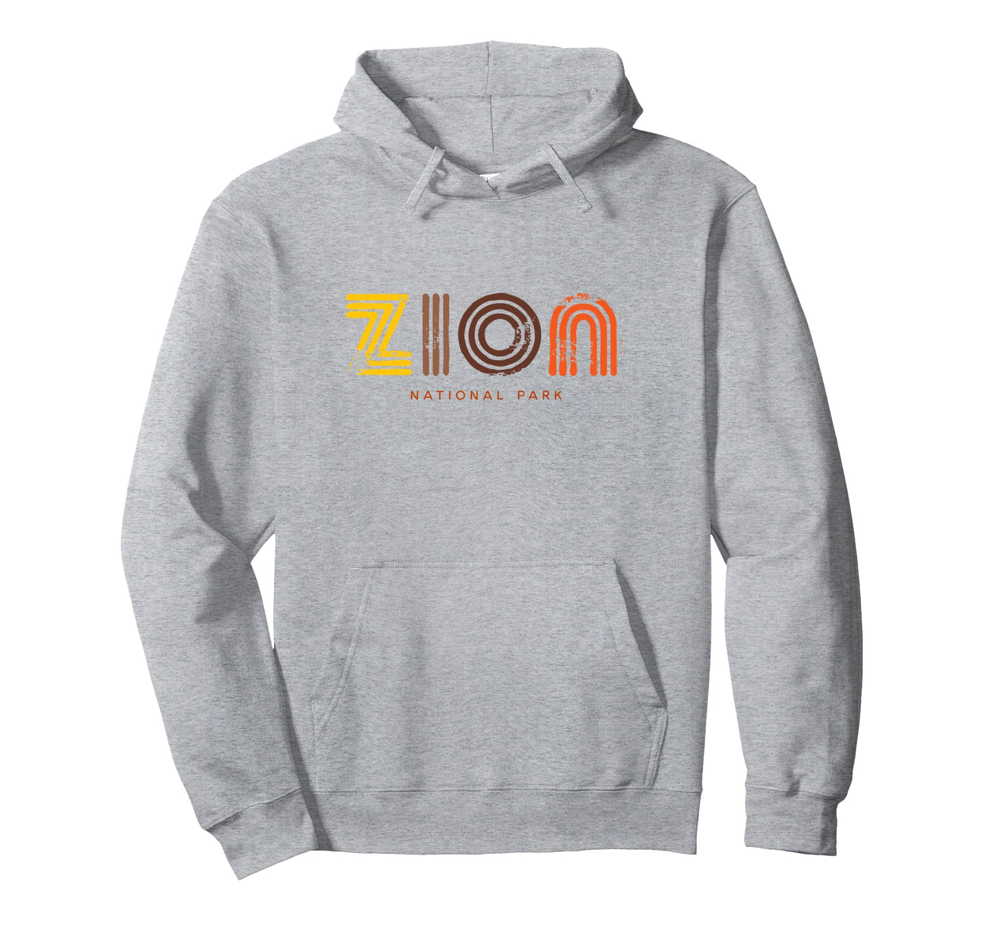 Zion National Park 70S 80S Type Hoodie - Unique Graphic for Adults - T-Shirt, Sweatshirt, Hoodie