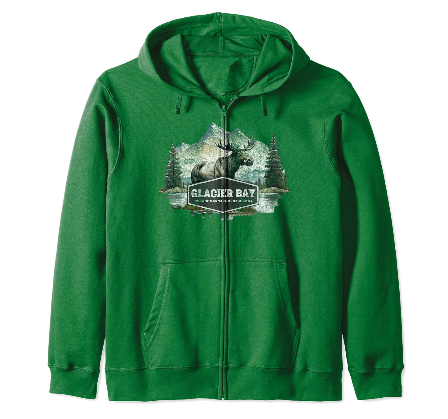 Glacier Bay National Park Alaska Usa Sweatshirt - Custom Art Print Unisex - T-Shirt, Sweatshirt, Hoodie