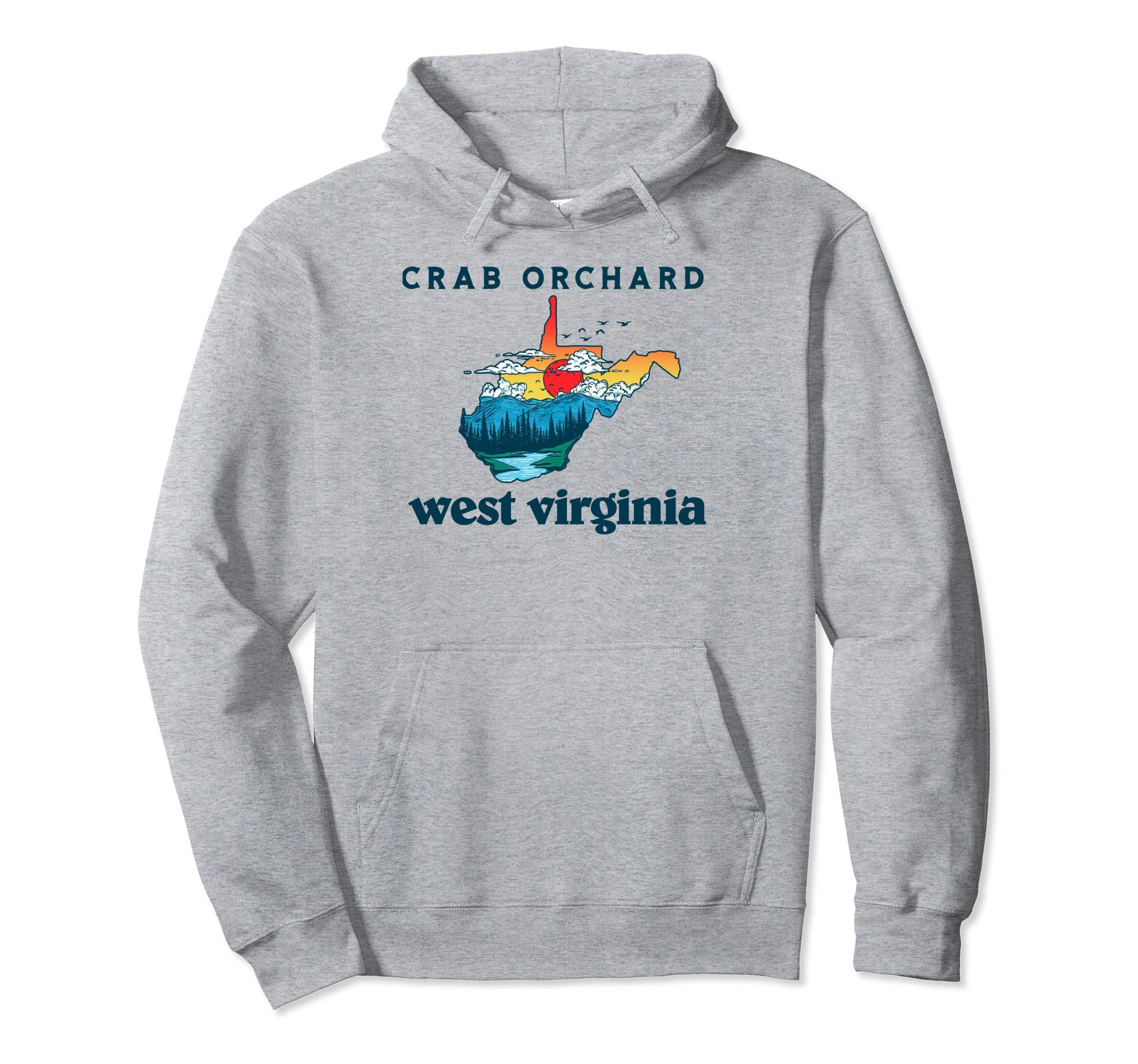 Crab Orchard West Virginia Outdoors Hoodie - Graphic Print for Adults - T-Shirt, Sweatshirt, Hoodie