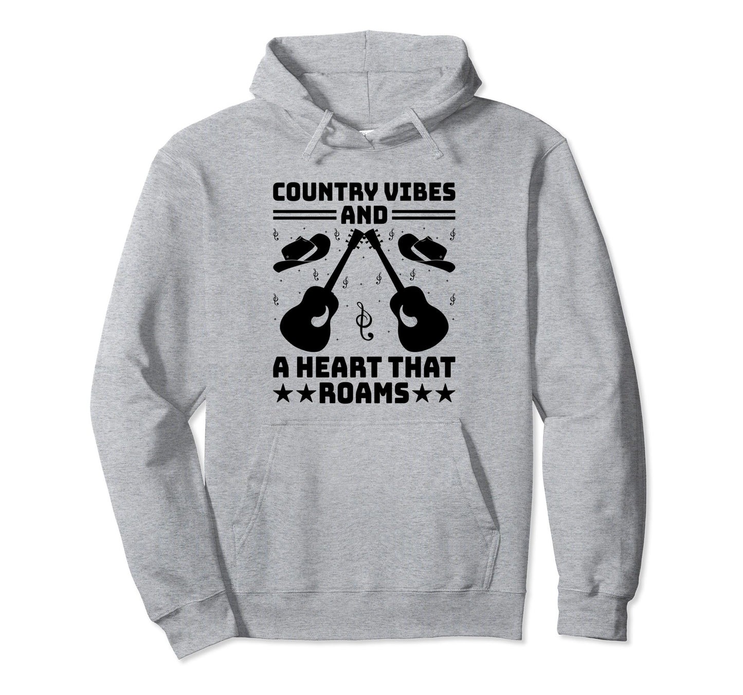 County Music Music Lover Western Hoodie - Casual Everyday Wear Men Women - T-Shirt, Sweatshirt, Hoodie