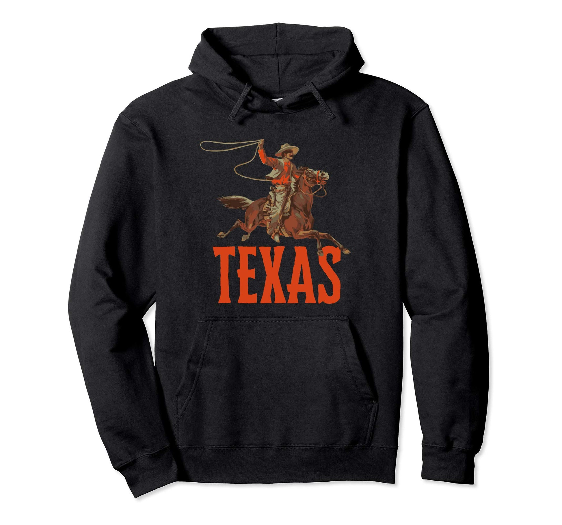Texas Roping Cowboy Hoodie - Aesthetic Graphic Men Women - T-Shirt, Sweatshirt, Hoodie