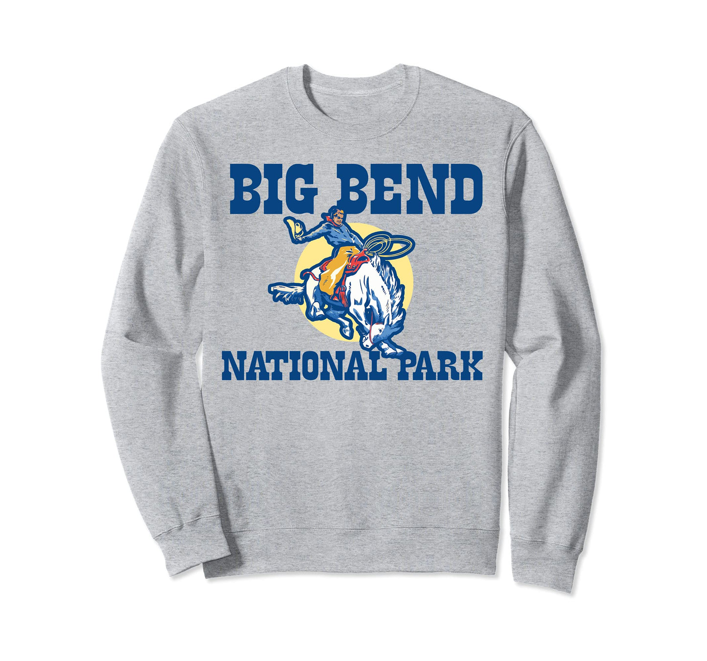 Bronco Rodeo Rider Big Bend Sweatshirt - Aesthetic Graphic Men Women - T-Shirt, Sweatshirt, Hoodie