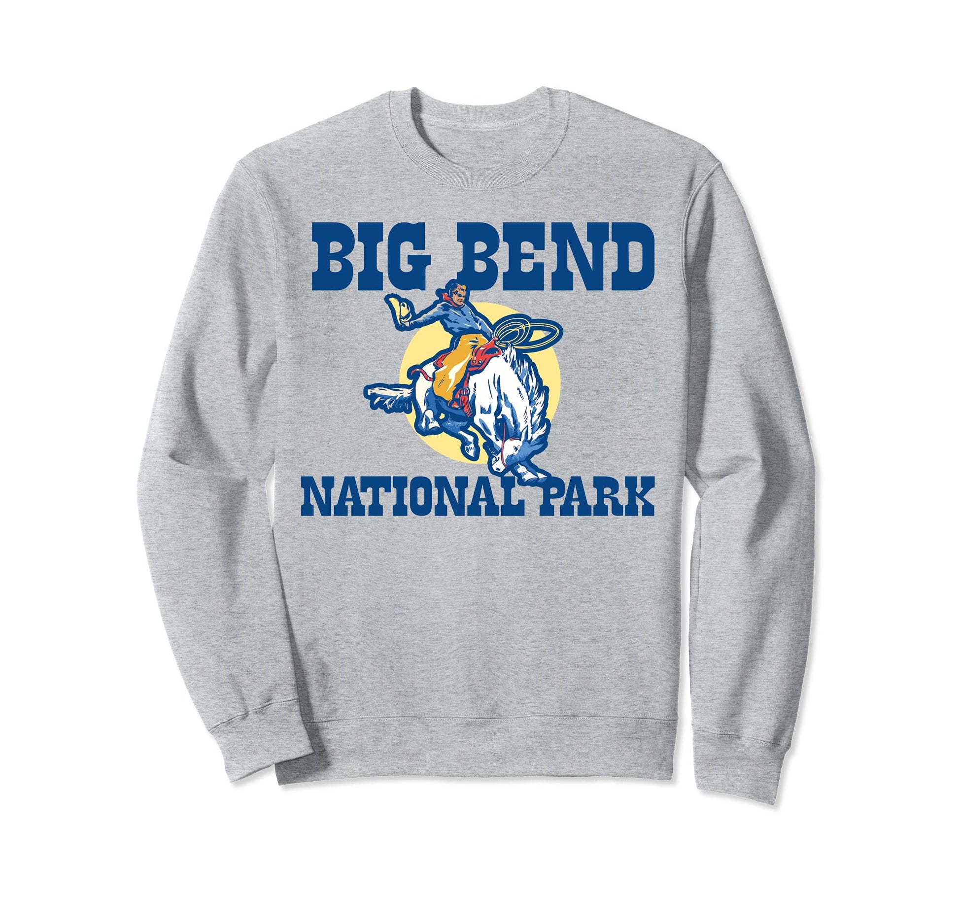 Bronco Rodeo Rider Big Bend Sweatshirt - Aesthetic Graphic Men Women - T-Shirt, Sweatshirt, Hoodie