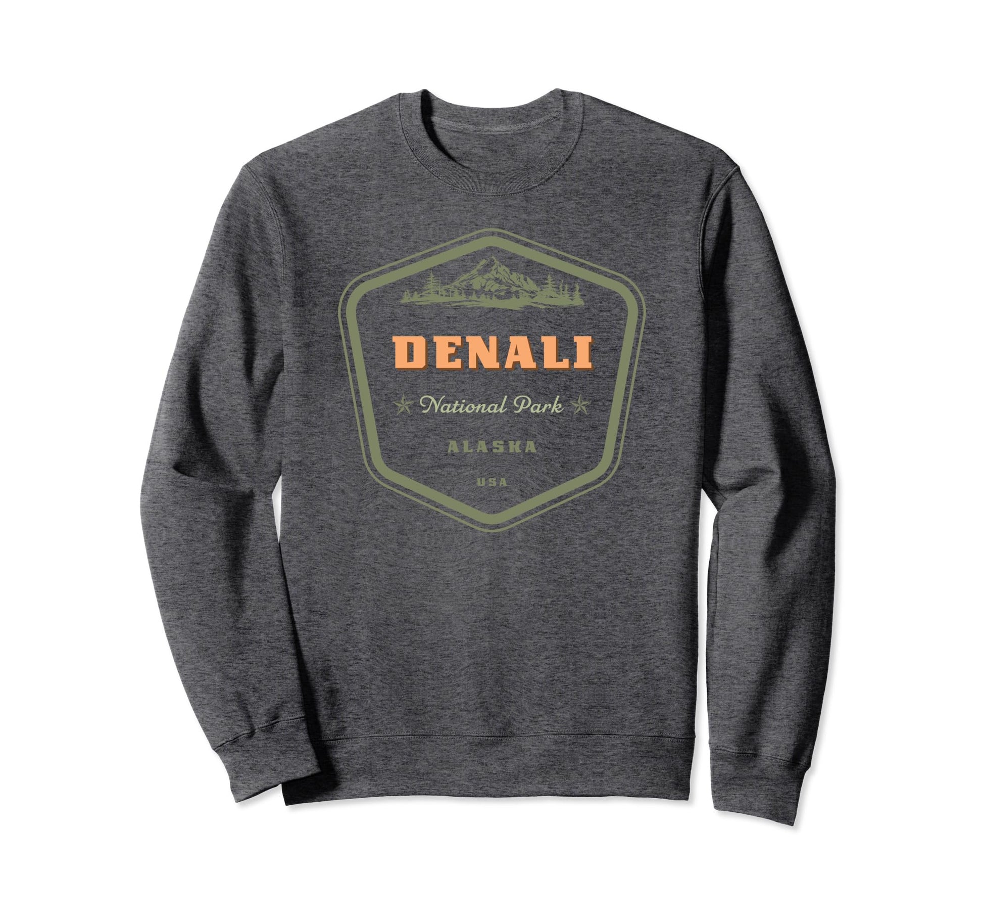Denali National Park Alaska Sweatshirt - Custom Art Print Men Women - T-Shirt, Sweatshirt, Hoodie