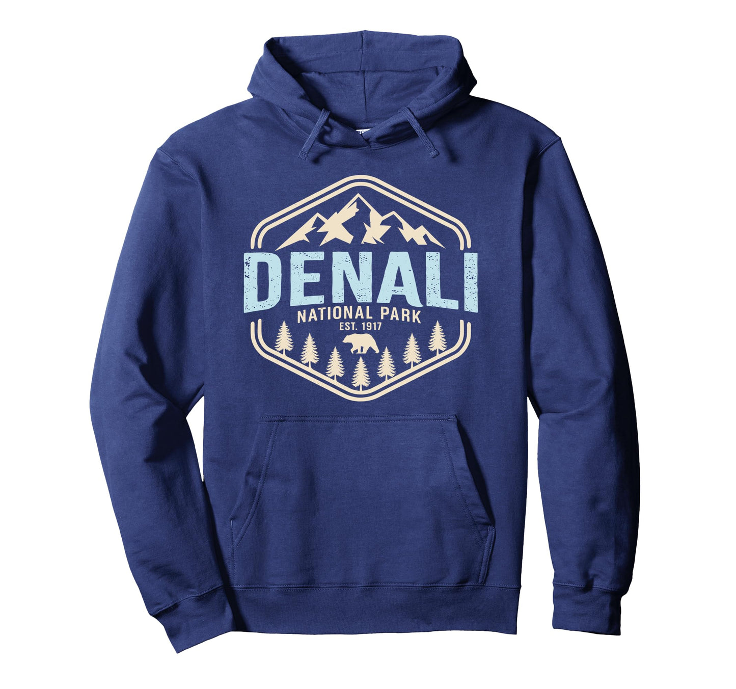 Denali National Park Alaska Mountains Hoodie - Streetwear Style Men Women - T-Shirt, Sweatshirt, Hoodie