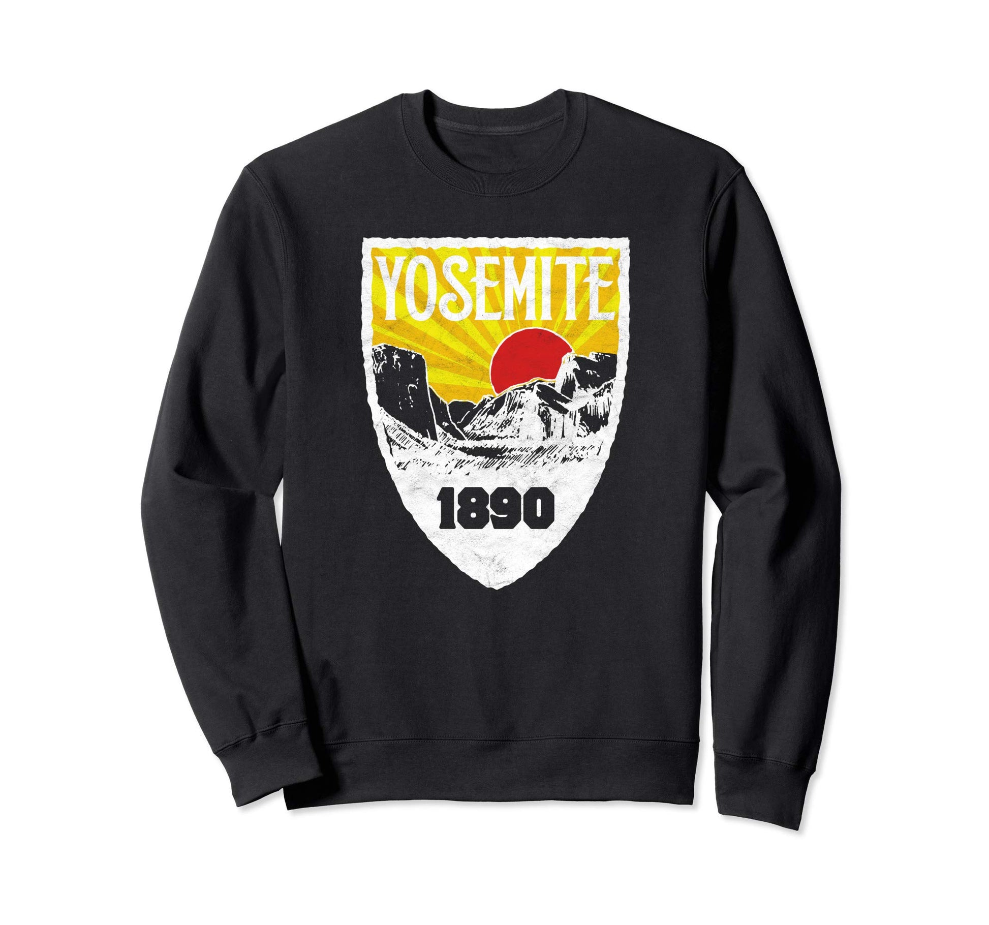 Yosemite Valley Sunset National Sweatshirt - Aesthetic Graphic for Adults - T-Shirt, Sweatshirt, Hoodie