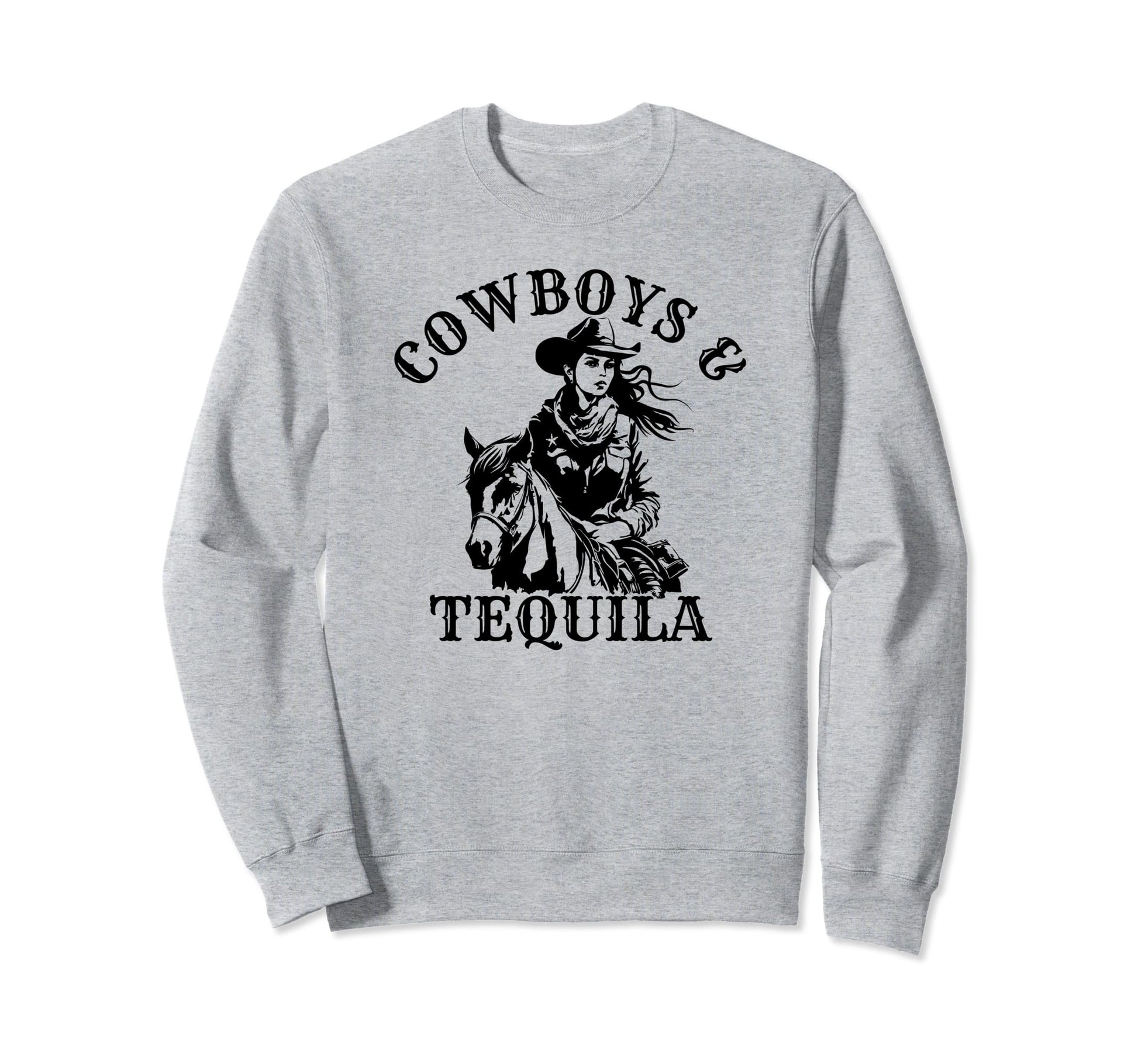 Womens Rodeo Western Country Sweatshirt - Casual Everyday Wear for Adults - T-Shirt, Sweatshirt, Hoodie