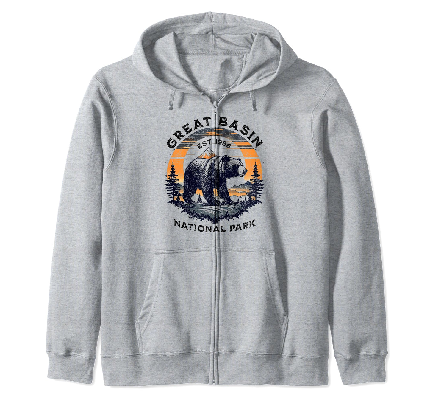 Great Basin National Park Nevada Usa Hoodie - Minimalist Print Men Women - T-Shirt, Sweatshirt, Hoodie