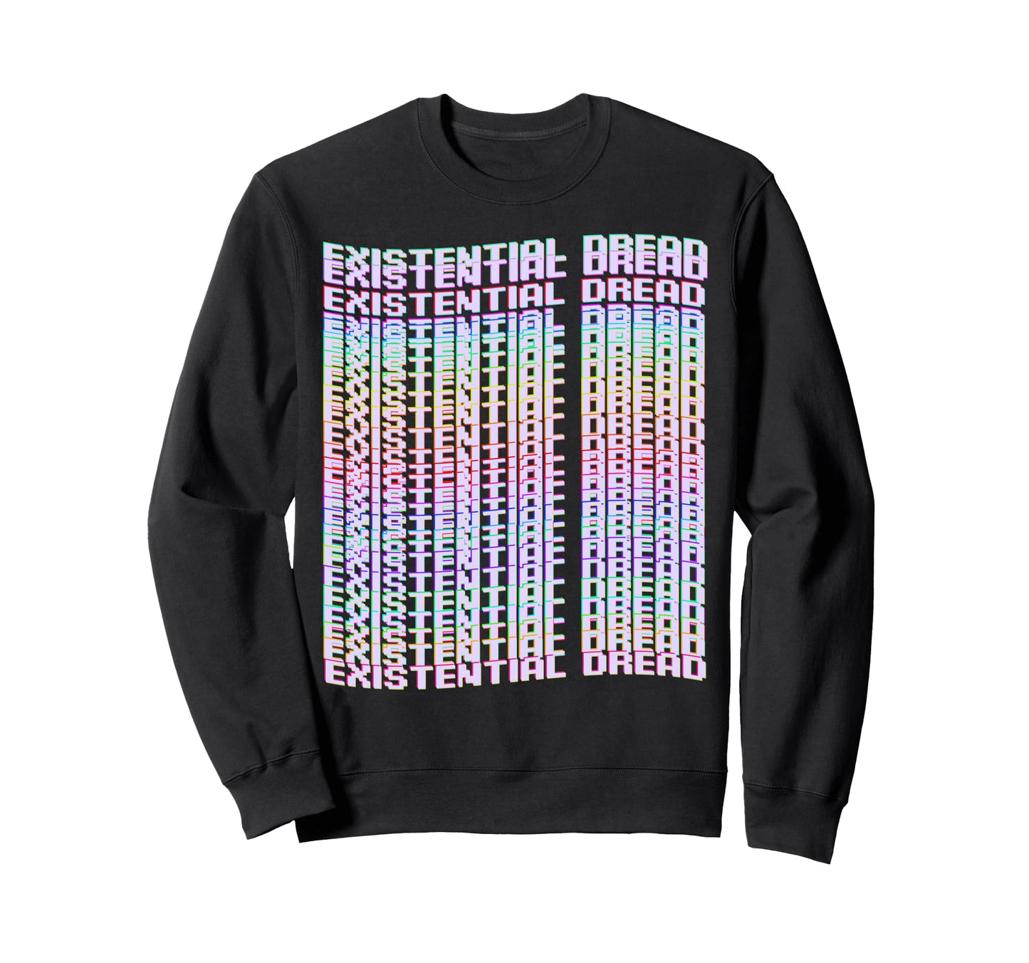 Existential Dread Vaporwave Sweatshirt - Casual Everyday Wear for Adults - T-Shirt, Sweatshirt, Hoodie