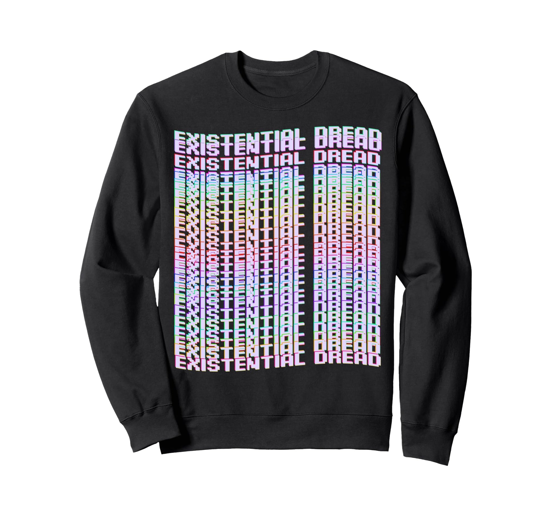 Existential Dread Vaporwave Sweatshirt - Casual Everyday Wear for Adults - T-Shirt, Sweatshirt, Hoodie
