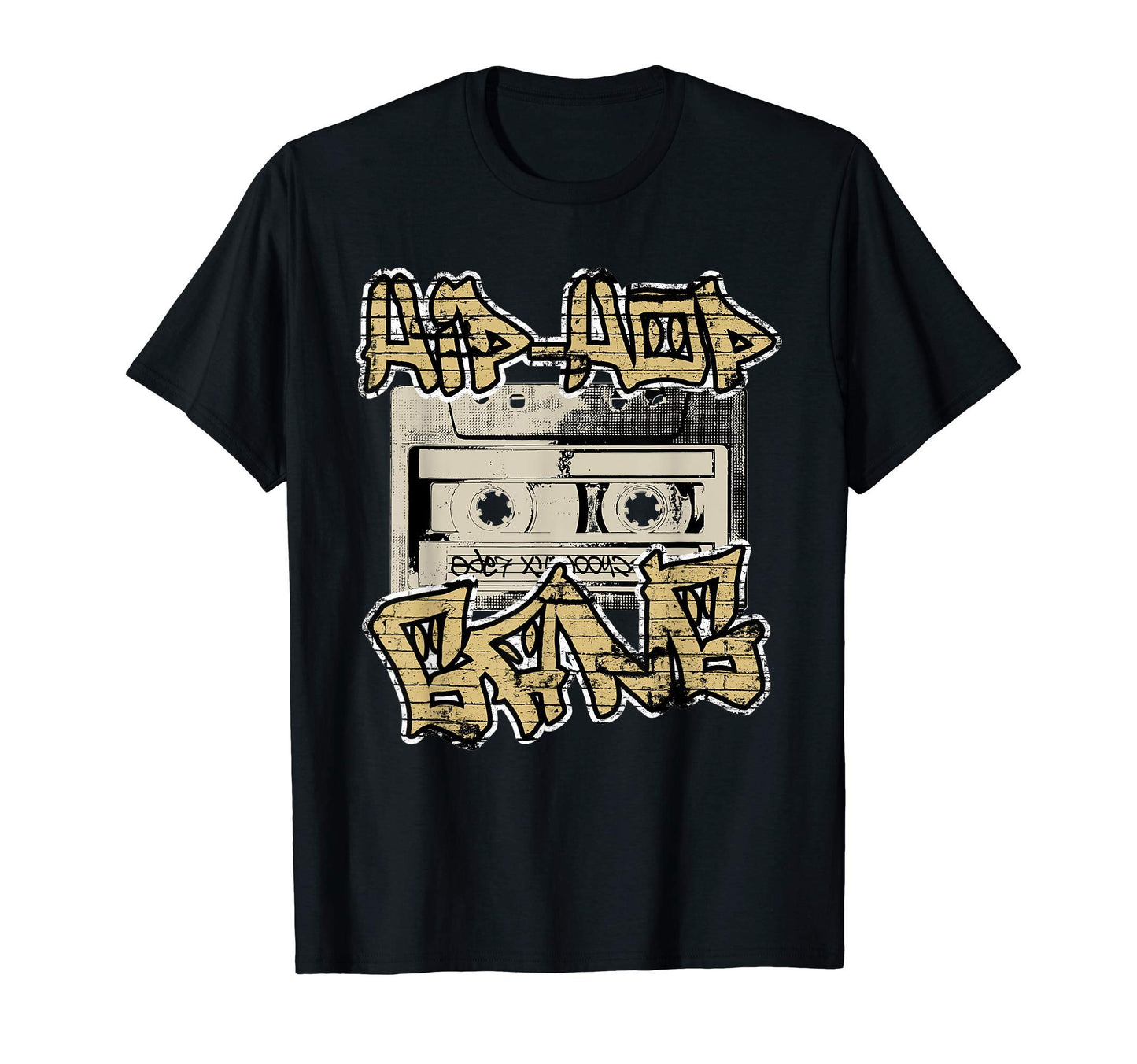 Hip Hop Graffiti Gang Cassette Old T-Shirt - Novelty Apparel Men Women - T-Shirt, Sweatshirt, Hoodie