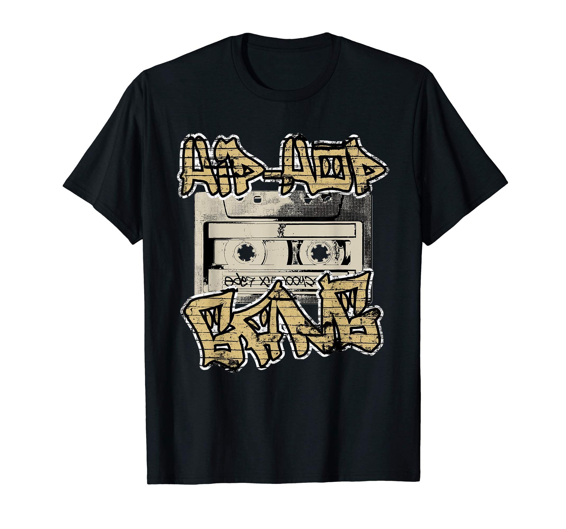 Hip Hop Graffiti Gang Cassette Old T-Shirt - Novelty Apparel Men Women - T-Shirt, Sweatshirt, Hoodie