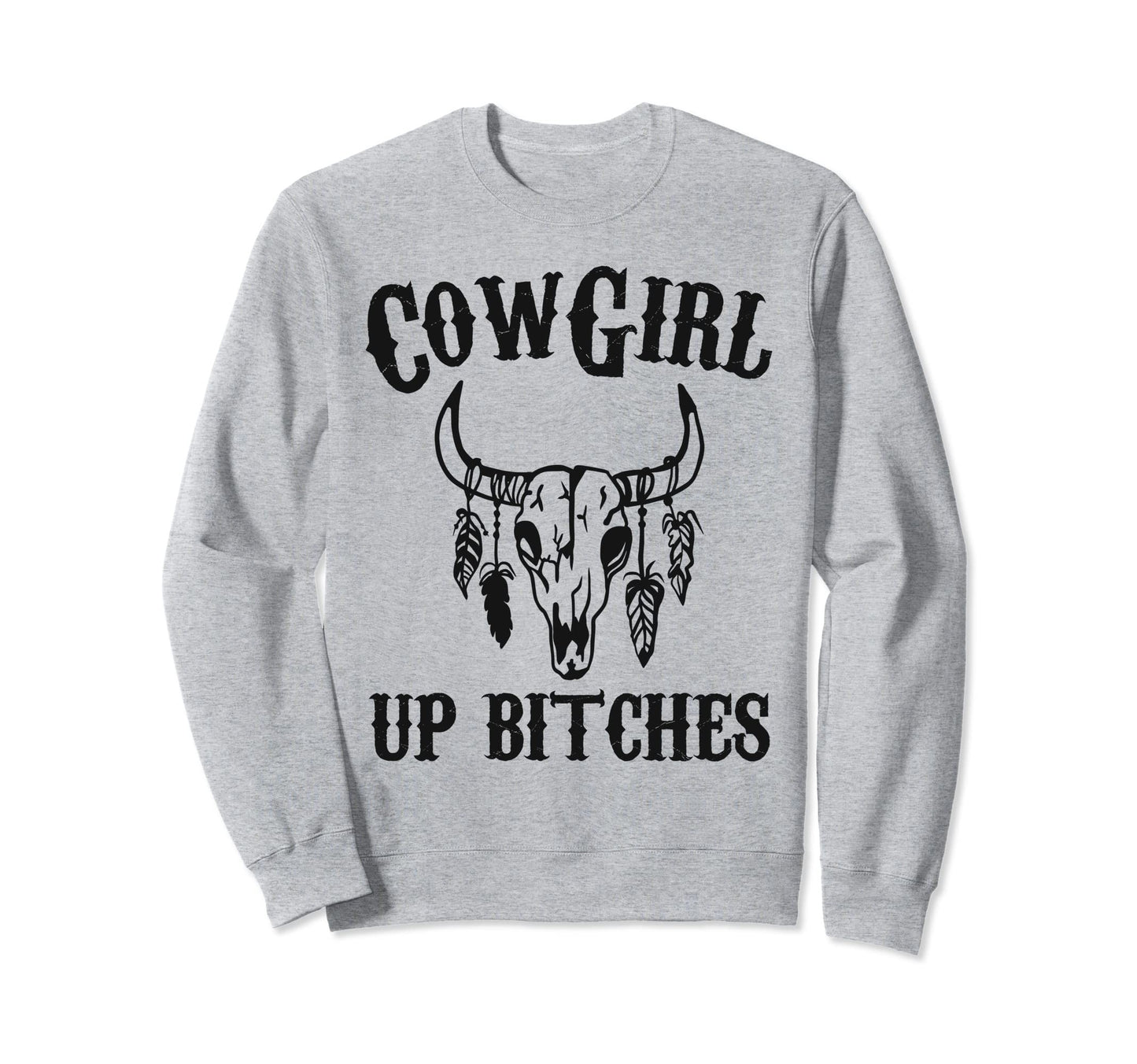 Western Cowgirl Yeehaw Hippie Boho Sweatshirt - Fun Novelty Design Unisex - T-Shirt, Sweatshirt, Hoodie