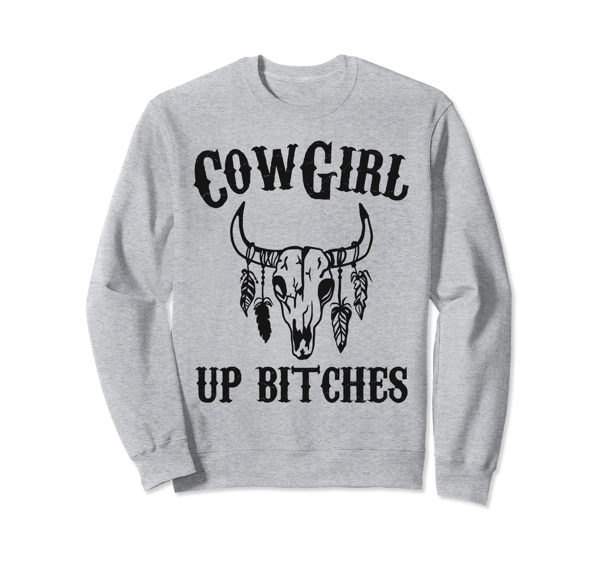 Western Cowgirl Yeehaw Hippie Boho Sweatshirt - Fun Novelty Design Unisex - T-Shirt, Sweatshirt, Hoodie