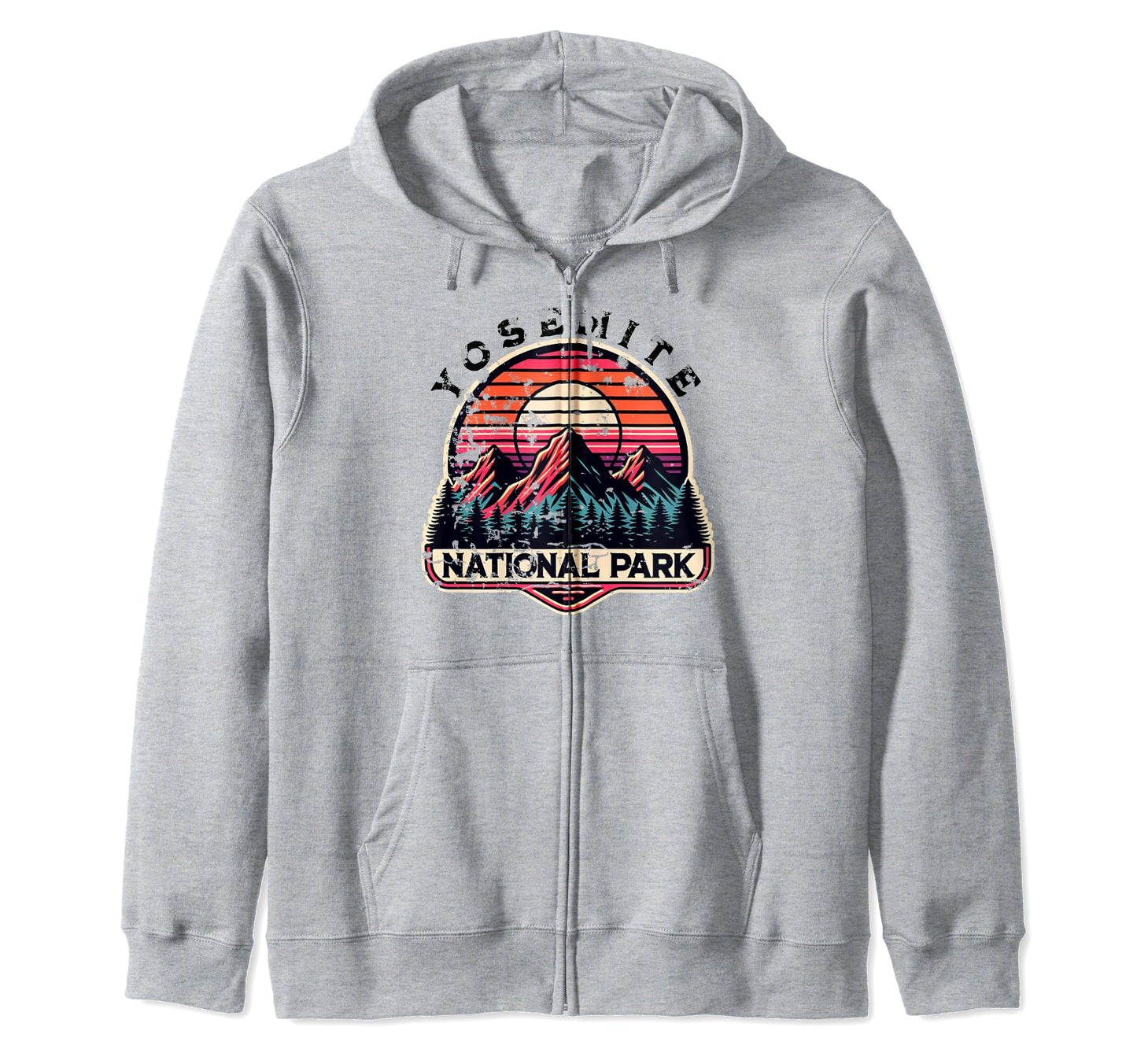 Yosemite National Park California Usa Hoodie - Minimalist Print Men Women - T-Shirt, Sweatshirt, Hoodie