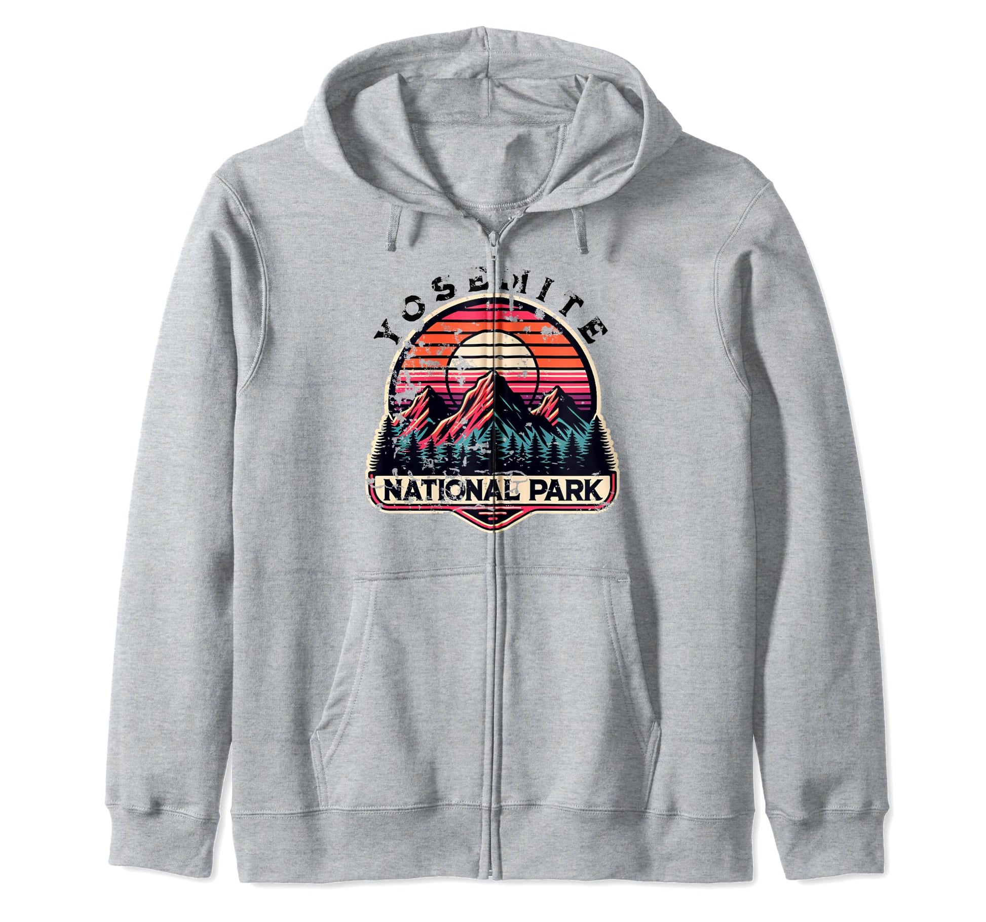 Yosemite National Park California Usa Hoodie - Minimalist Print Men Women - T-Shirt, Sweatshirt, Hoodie